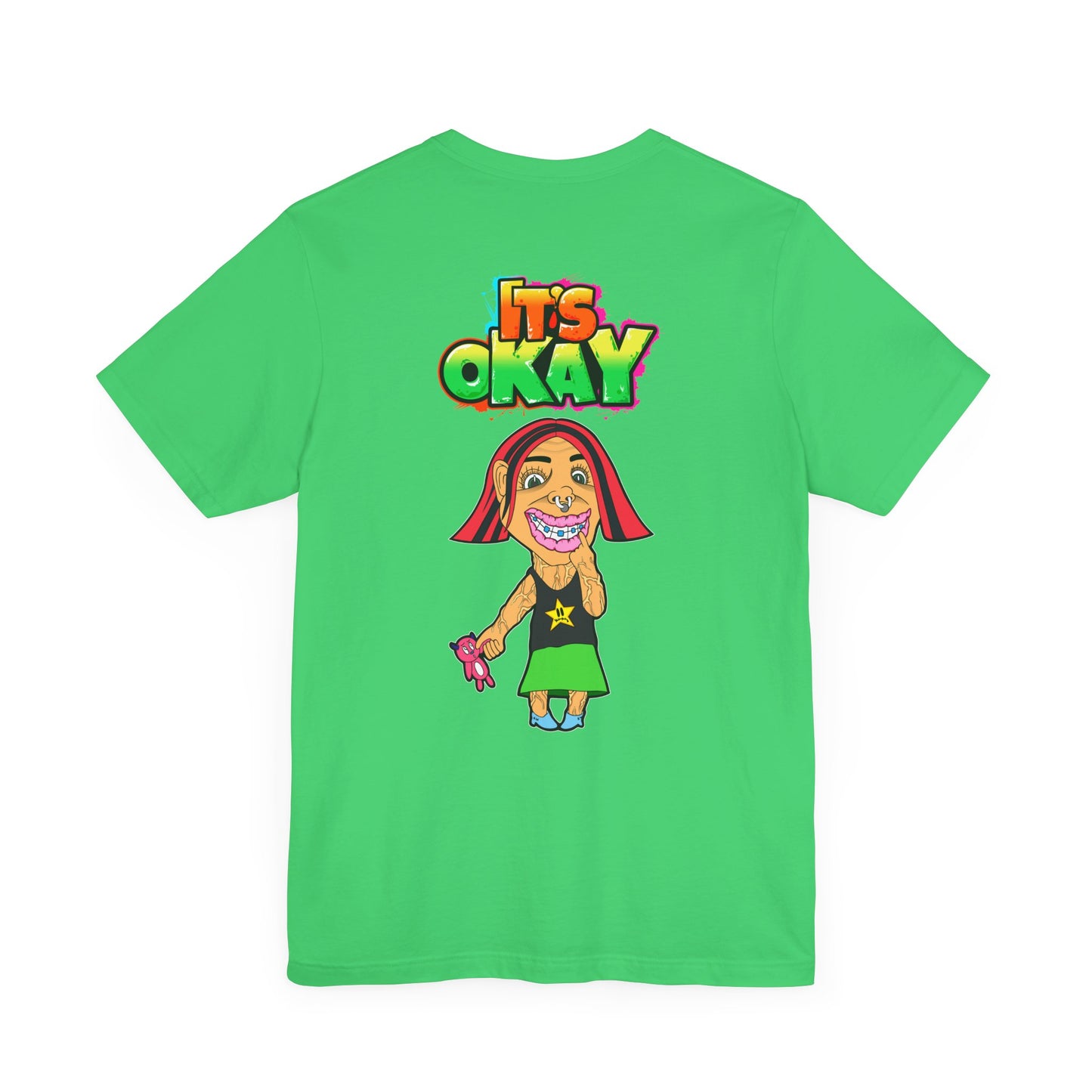 T-shirt with Koshi Bear Logo and Andy from the It's Okay Collection