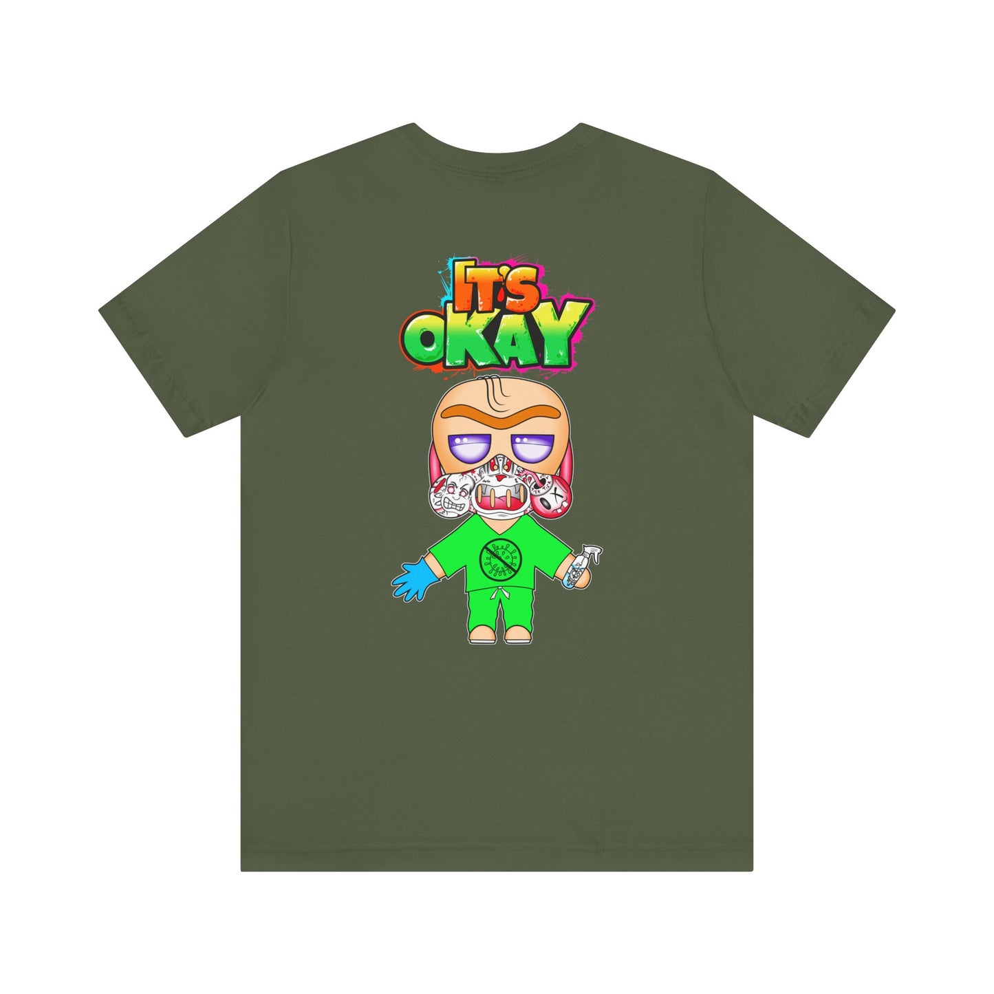 T-shirt with Koshi Bear Logo and Mr. Rucci  from the It's Okay Collection