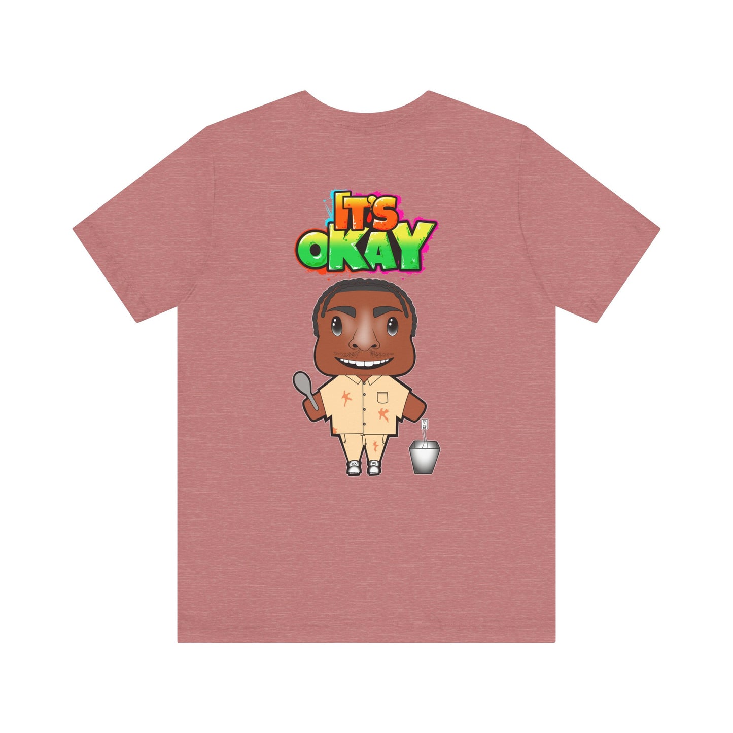 T-shirt with Koshi Bear Logo and Casel from the It's Okay Collection