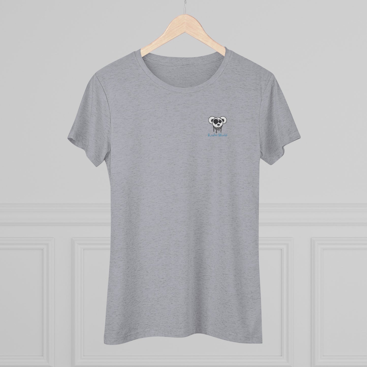 Women's Triblend Tee with the Koshi Bear