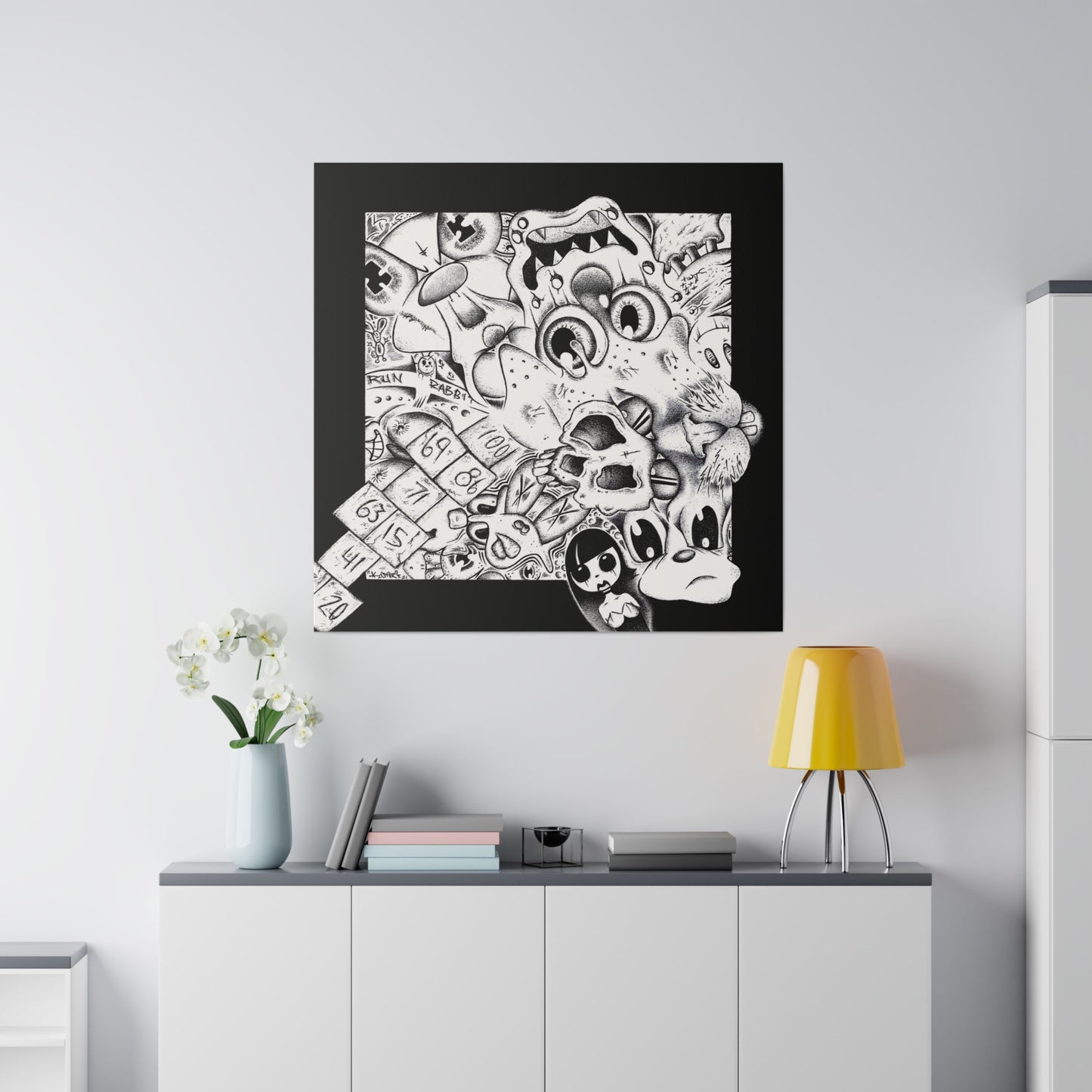 Koshir World B&W Canvas