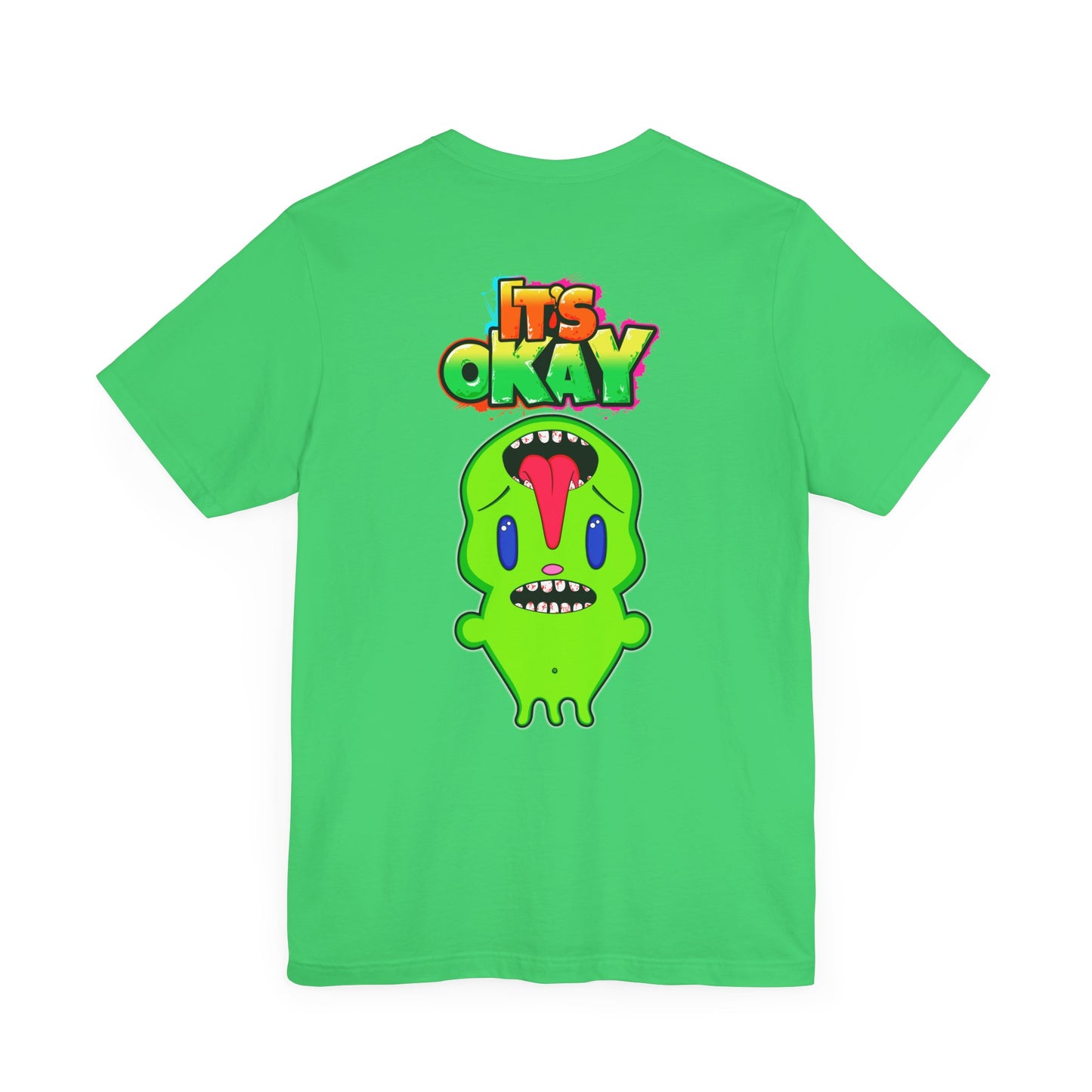 T-shirt with Koshi Bear Logo and  Phutie from the It's Okay Collection