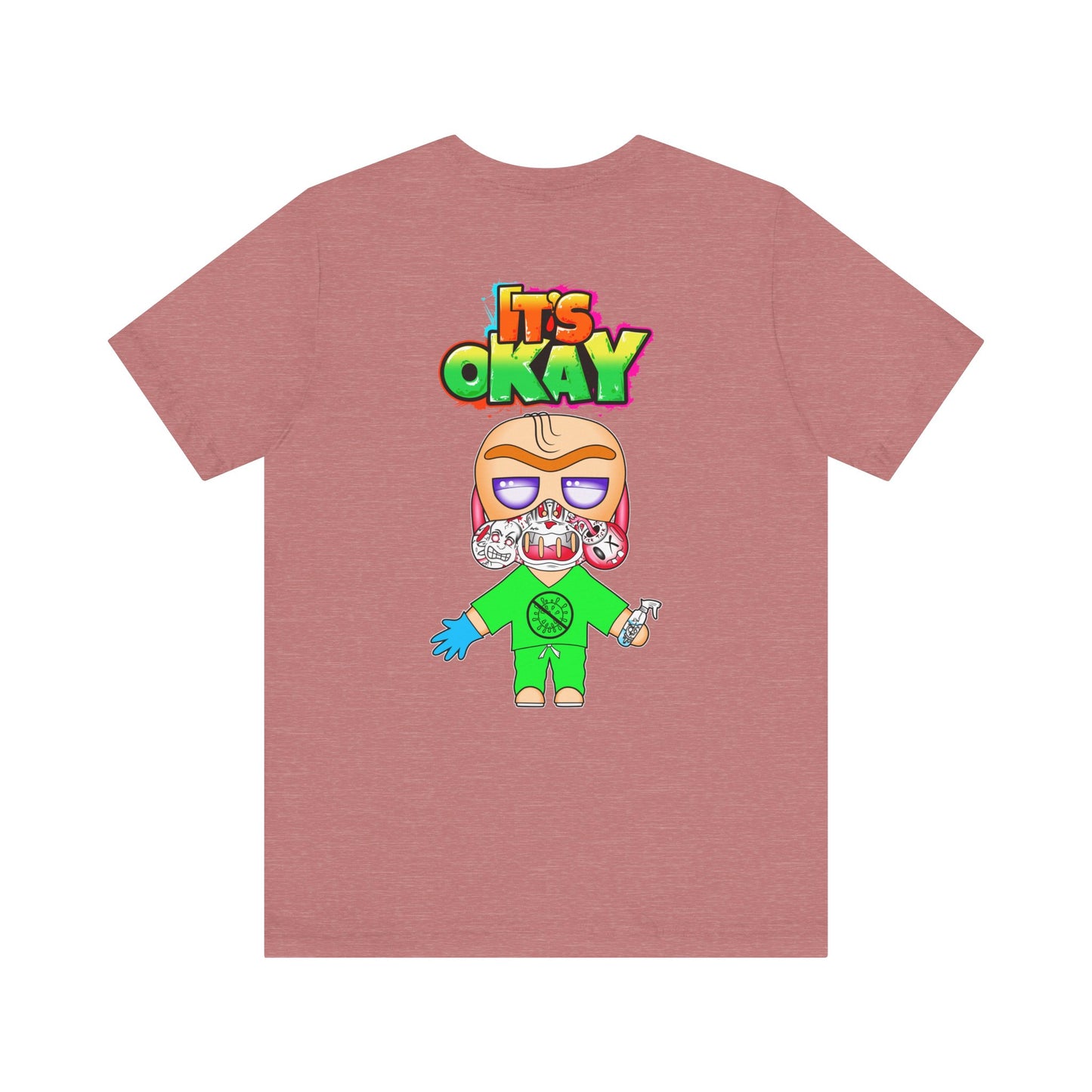 T-shirt with Koshi Bear Logo and Mr. Rucci  from the It's Okay Collection