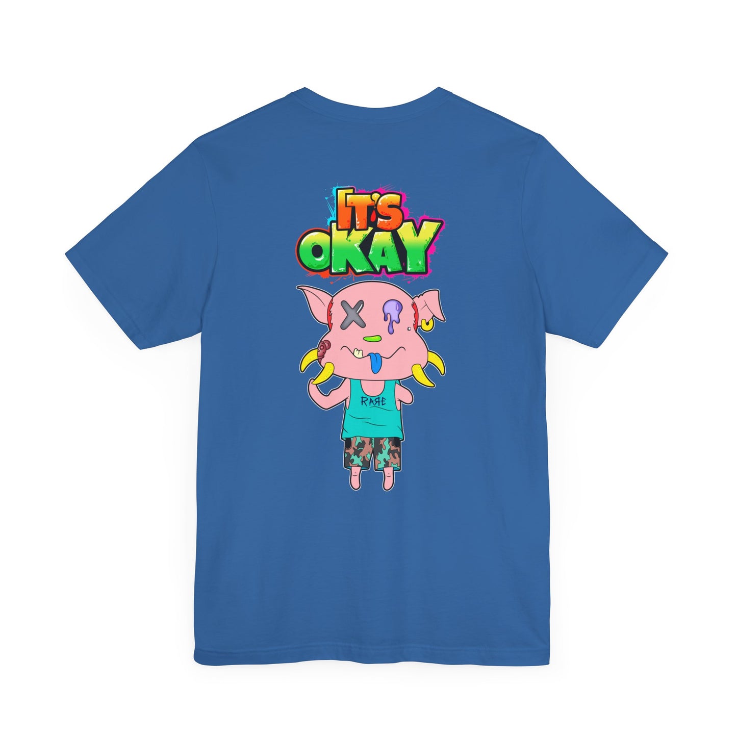 T-shirt with Koshi Bear Logo and Peasy from the It's Okay Collection