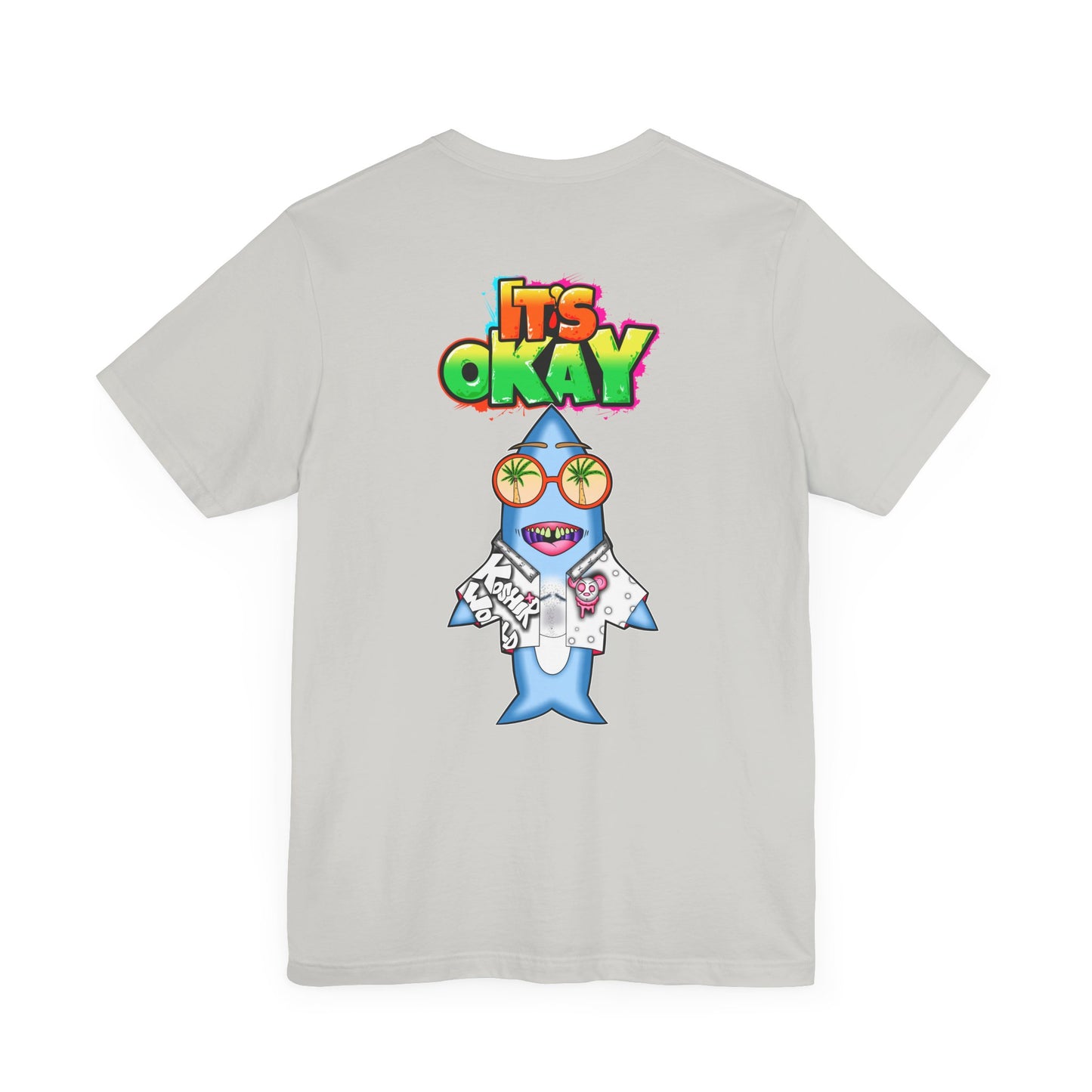 T-shirt with Koshi Bear Logo and Jawbo from the It's Okay Collection