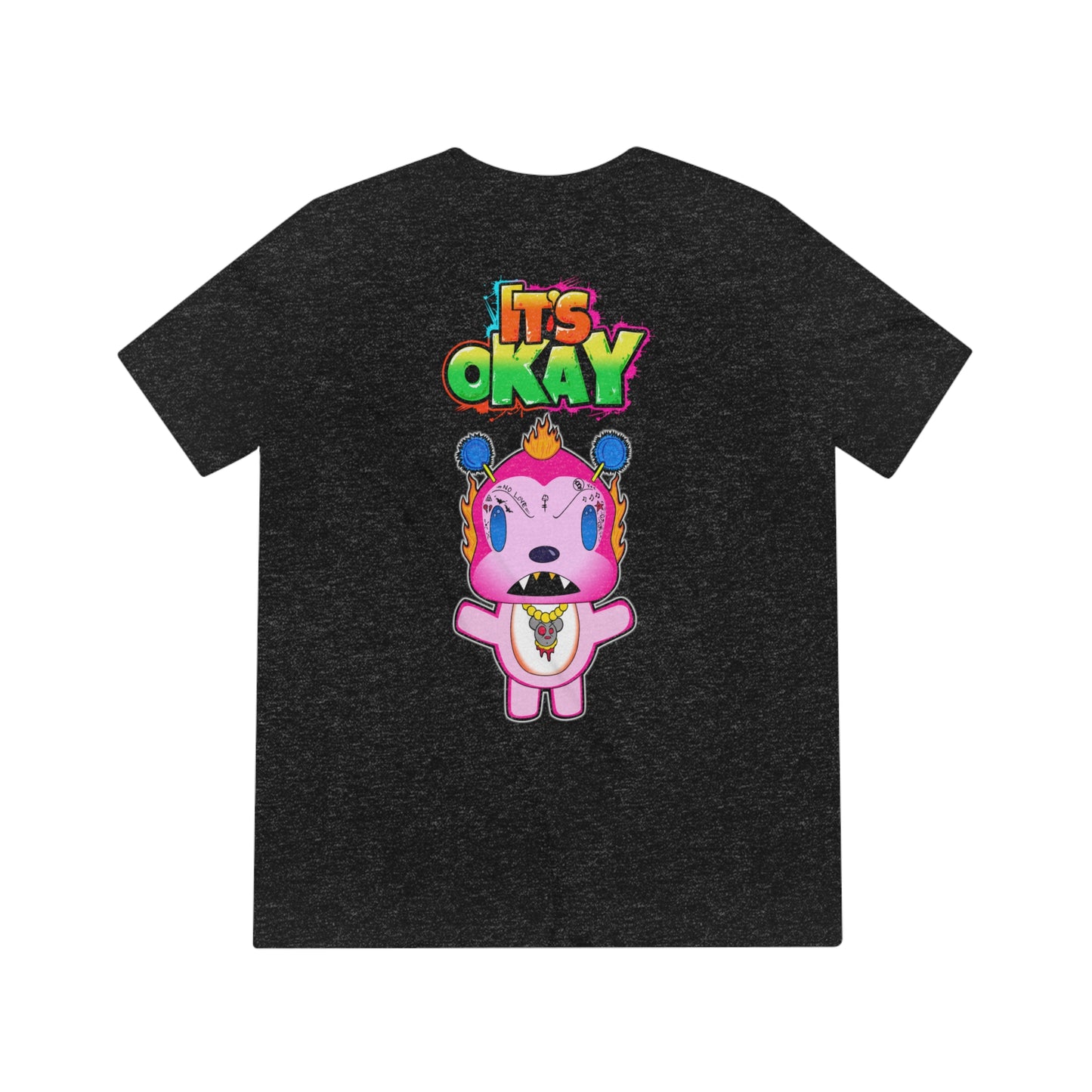 It's Okay Unisex Triblend Tee with Furioso