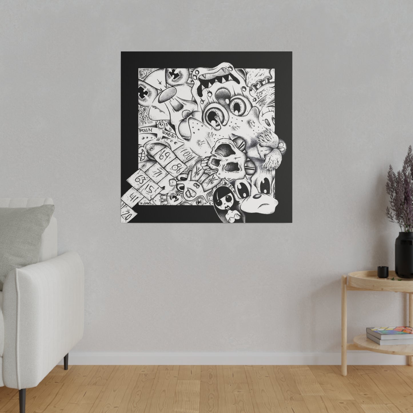 Koshir World B&W Canvas