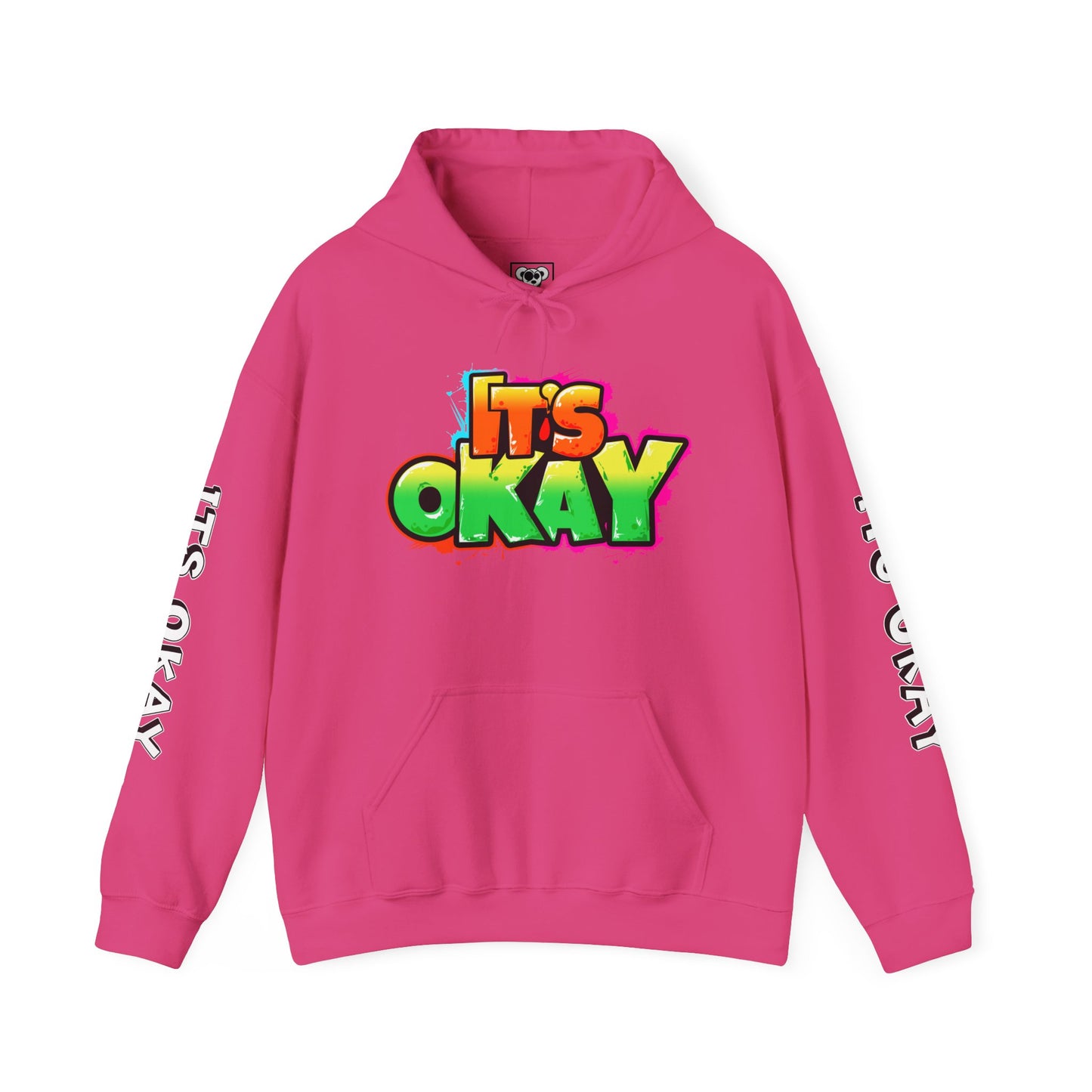 Graffiti It's Okay Unisex Hoodie Sweatshirt with Jack