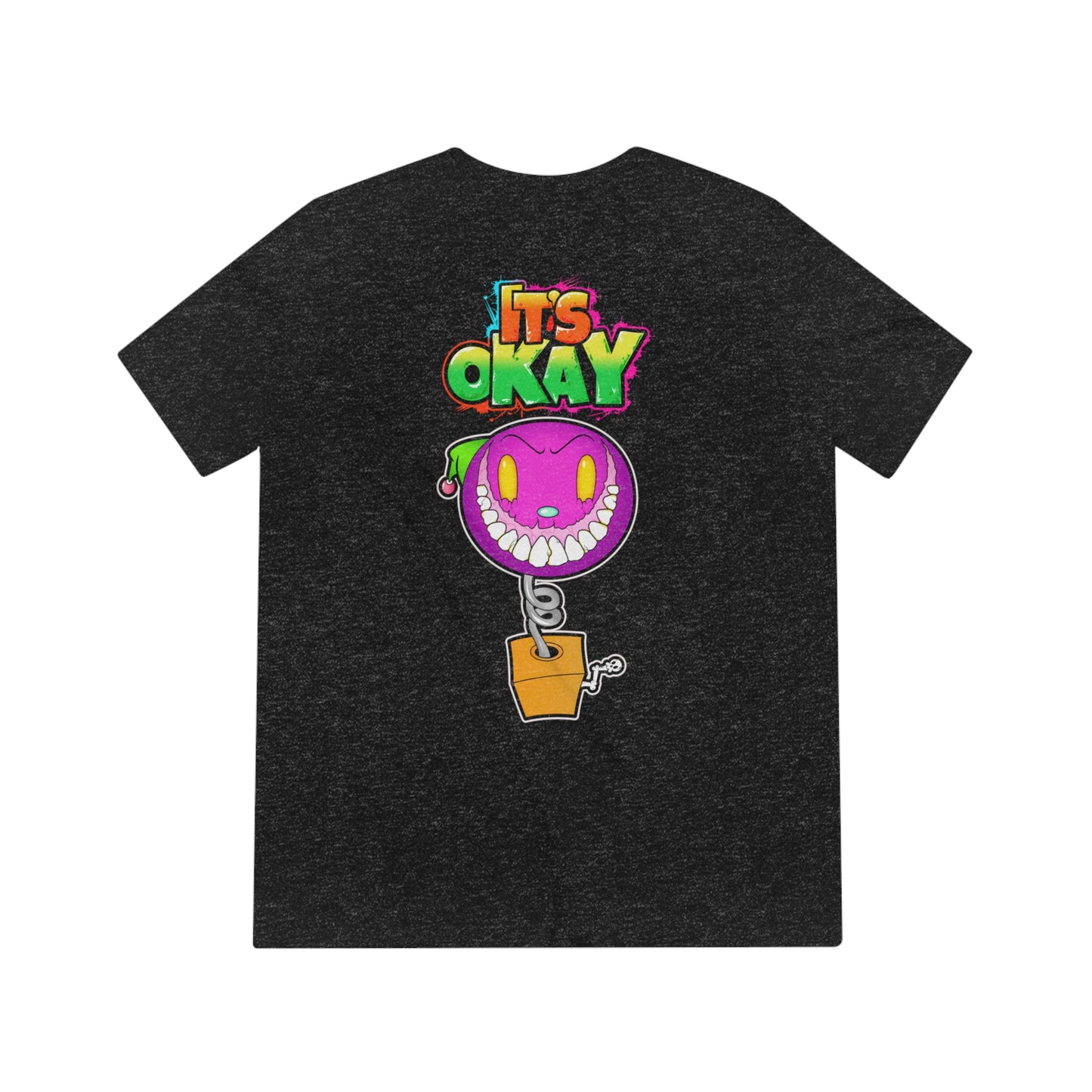 It's Okay Unisex Triblend Tee with Jack