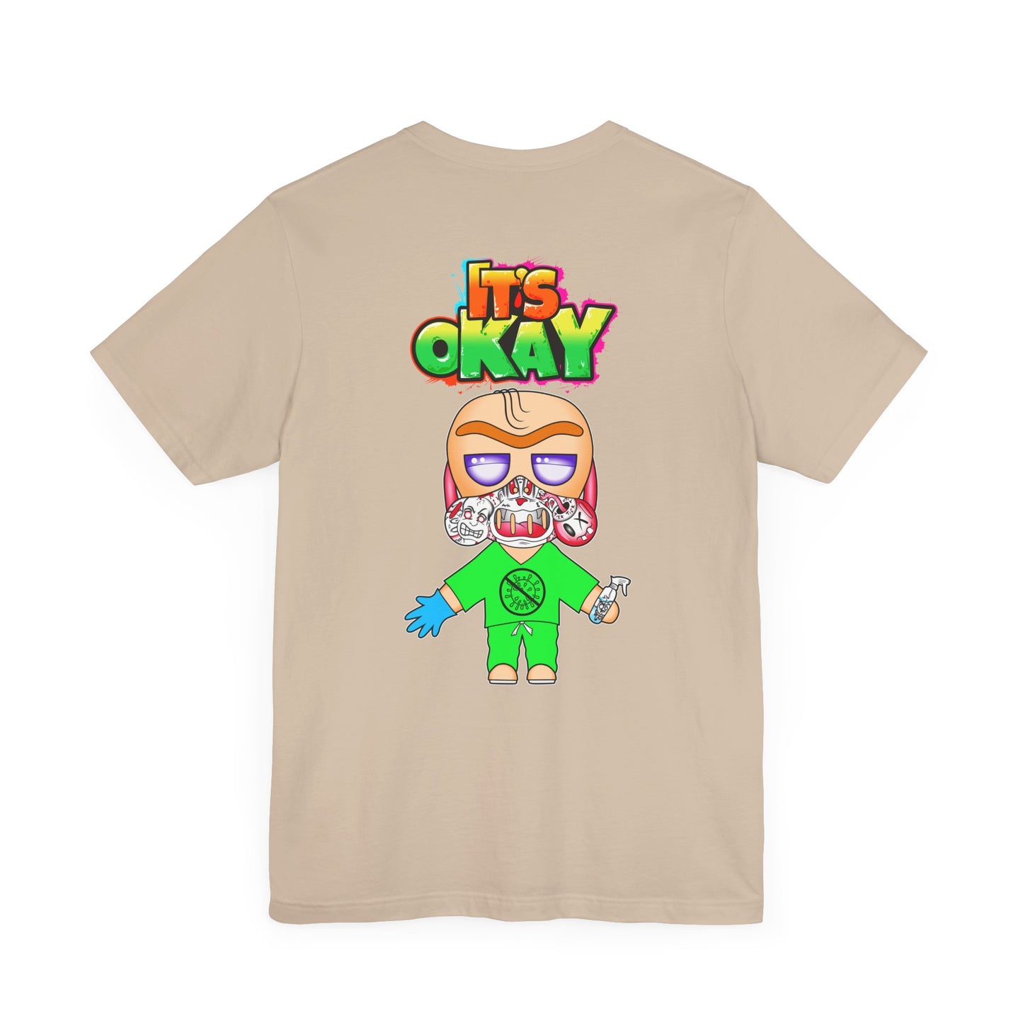 T-shirt with Koshi Bear Logo and Mr. Rucci  from the It's Okay Collection