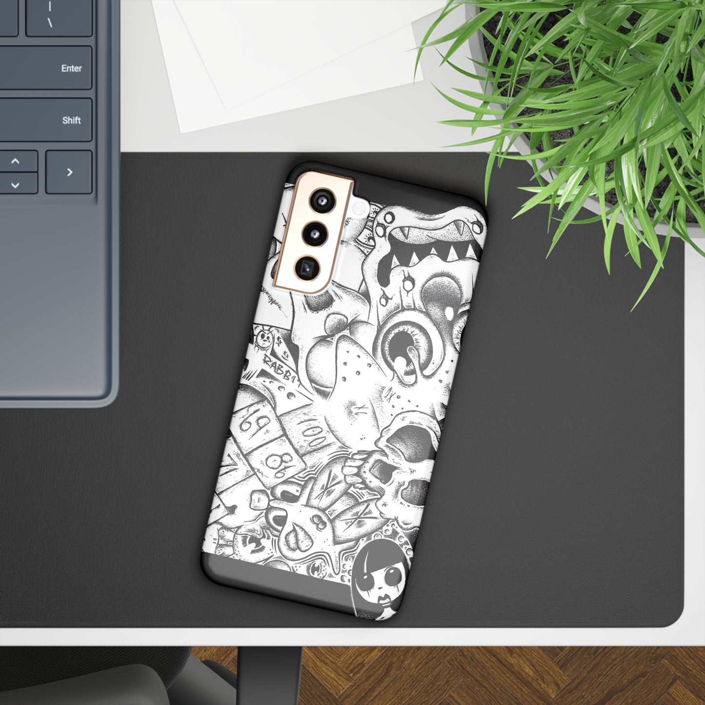 B&W Koshir  World Collage Slim Cases