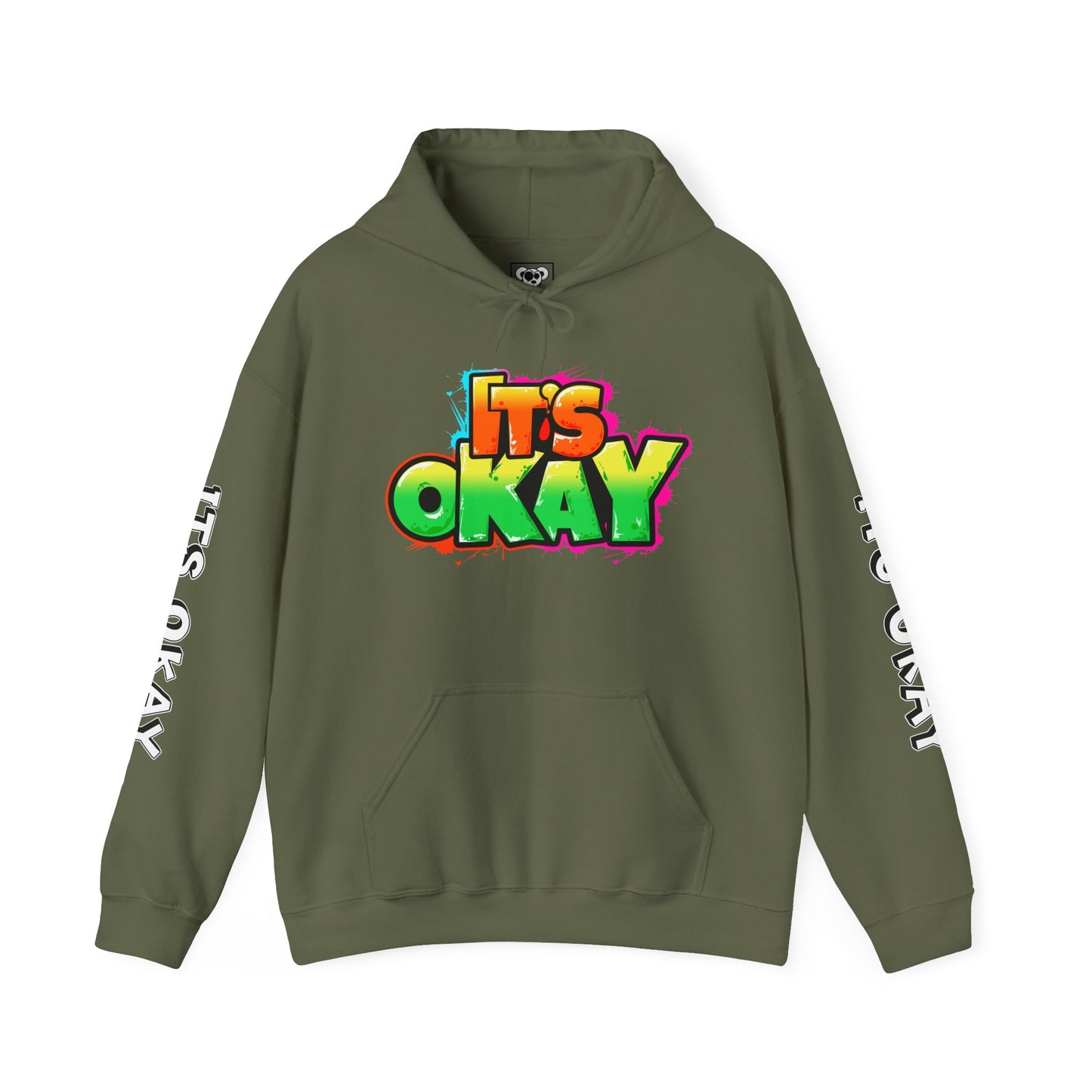 Graffiti It's Okay Unisex Hoodie Sweatshirt with Furioso