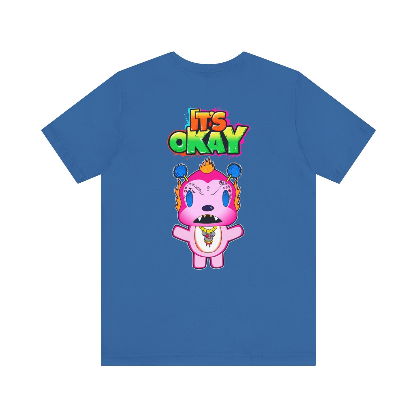 T-shirt with Koshi Bear Logo and  Phu from the It's Okay Collection