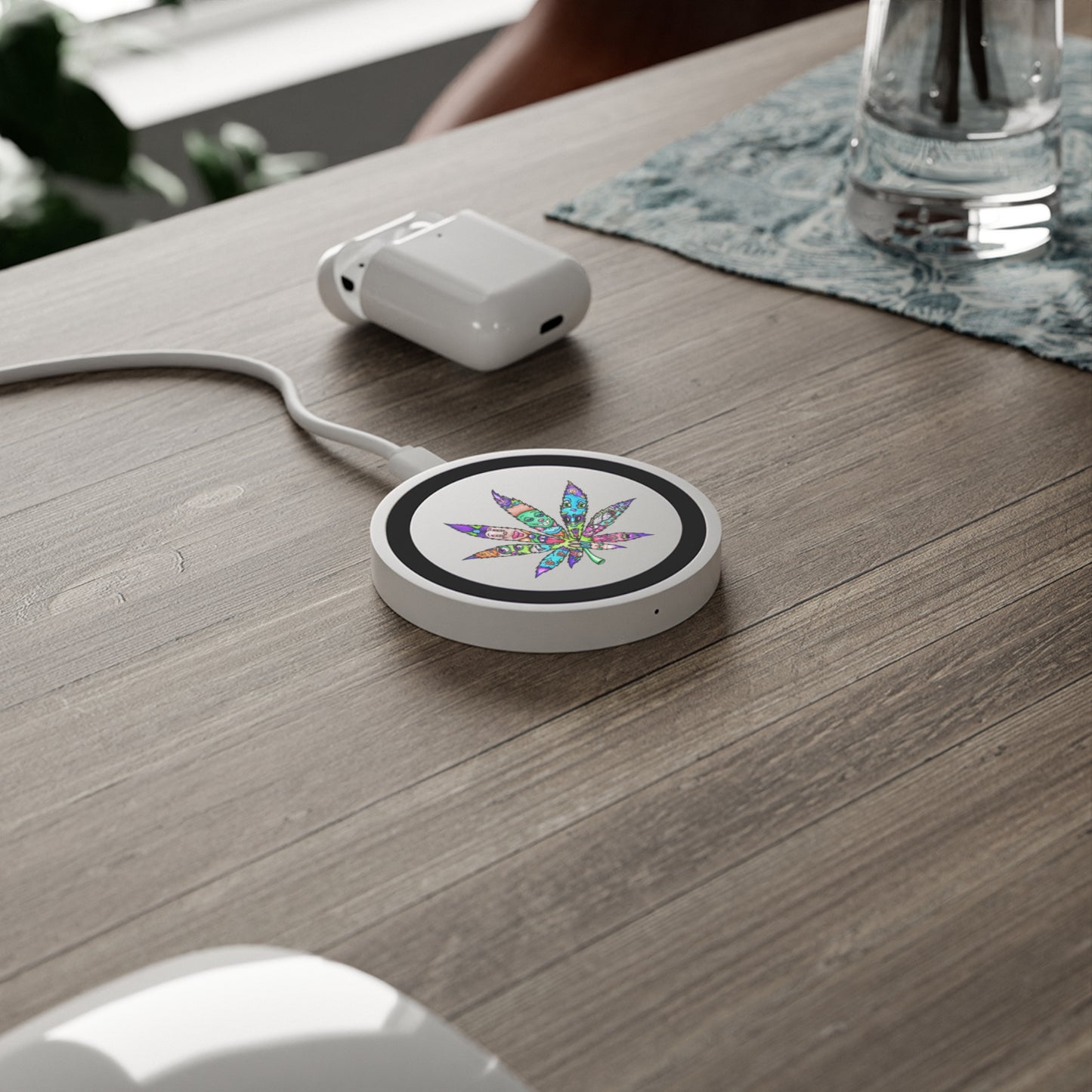 Koshir World Wireless Charger Cannabis Leaf