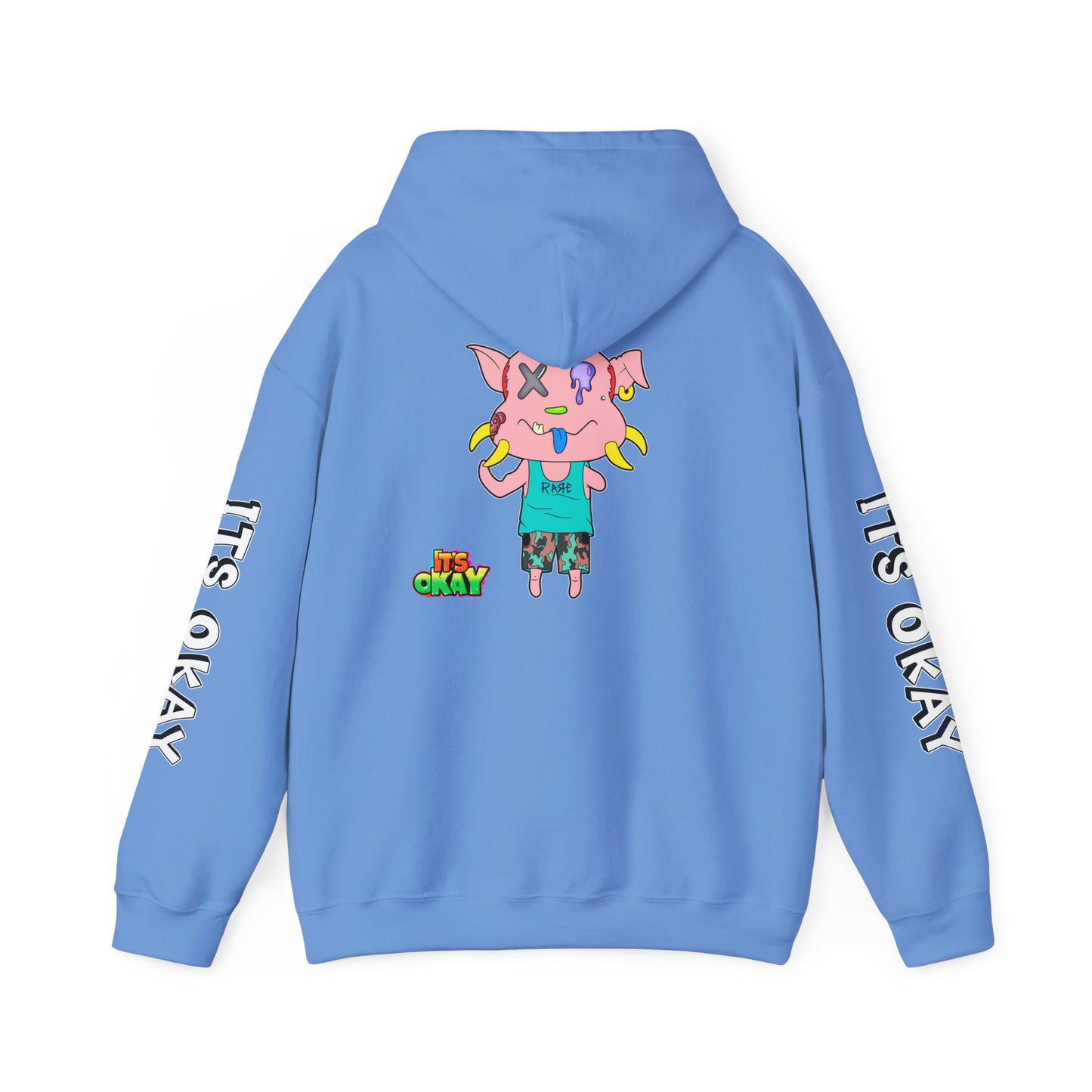 Graffiti It's Okay Unisex Hoodie Sweatshirt with Peasy