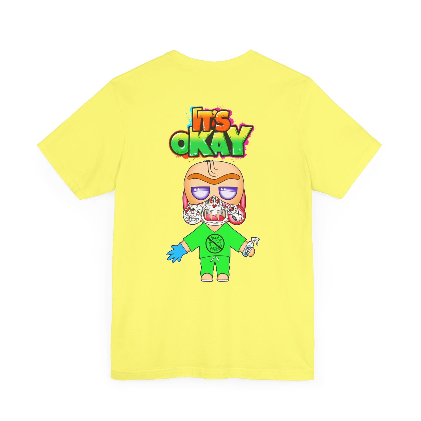 T-shirt with Koshi Bear Logo and Mr. Rucci  from the It's Okay Collection