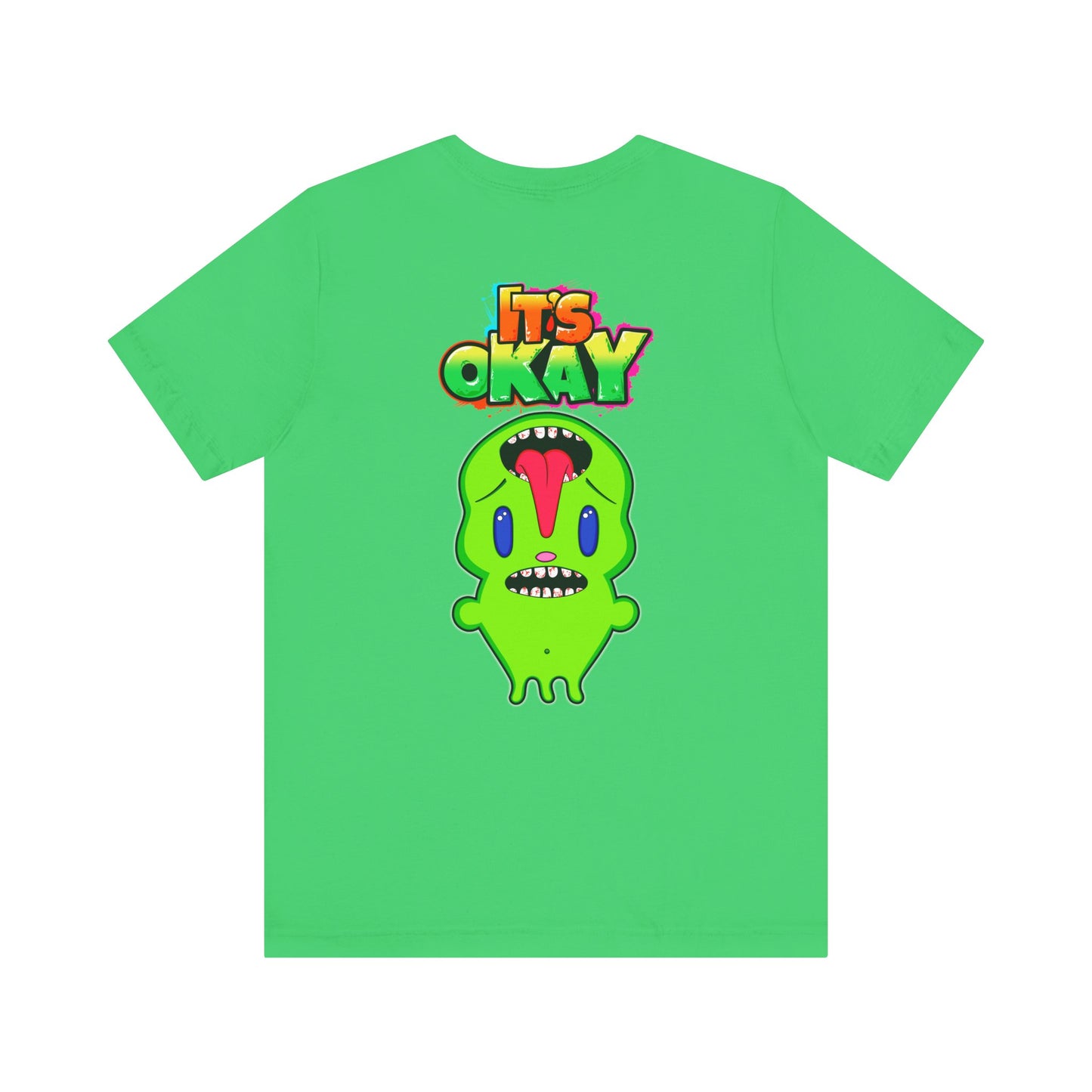 T-shirt with Koshi Bear Logo and  Phutie from the It's Okay Collection