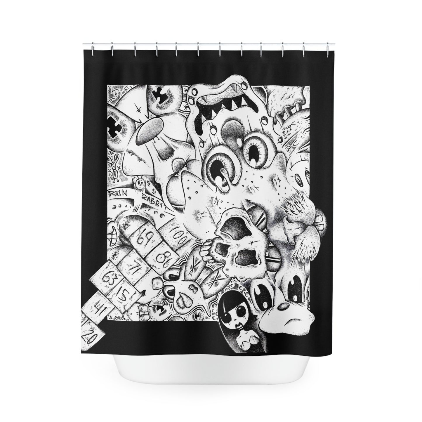 B&W Koshir World Shower Curtain