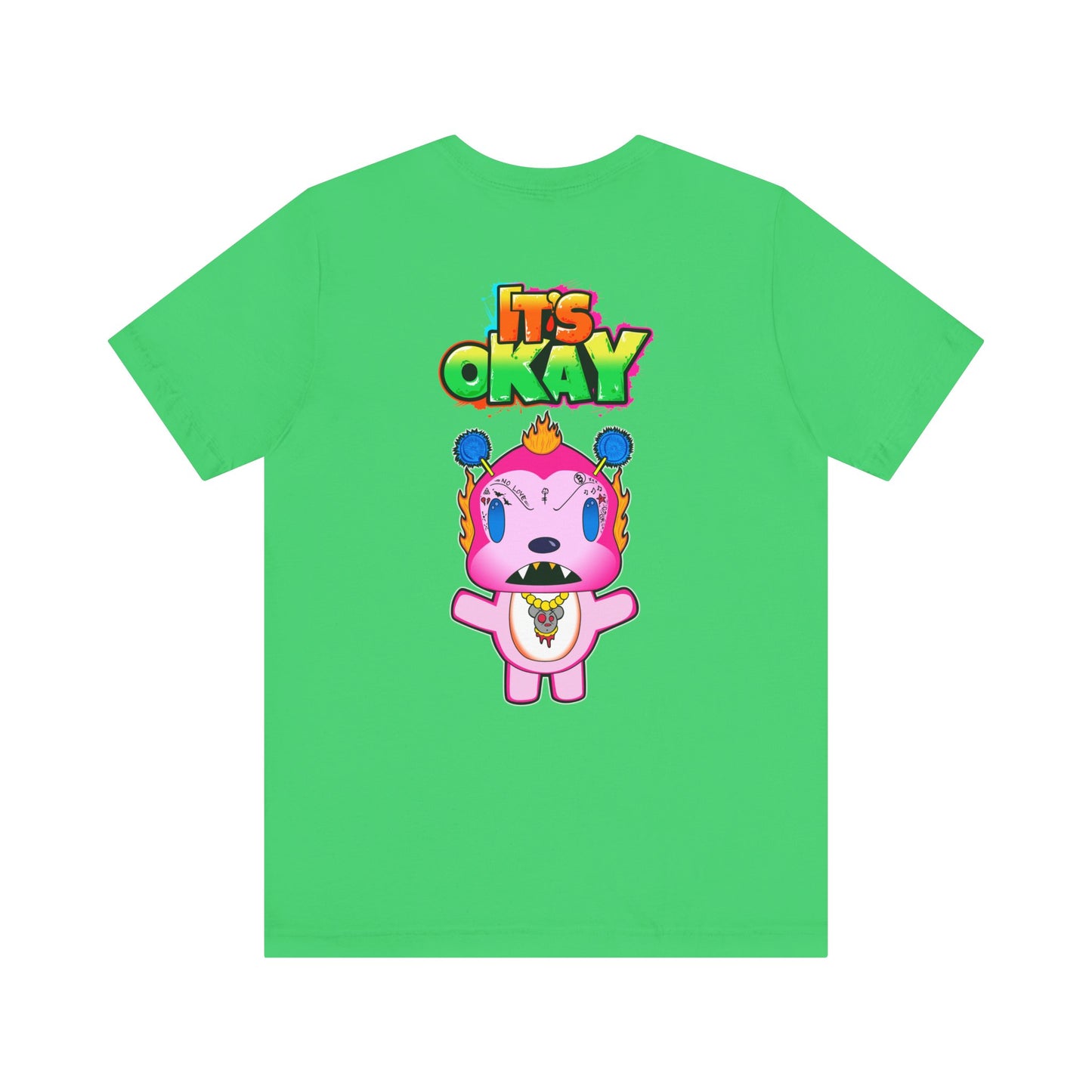 T-shirt with Koshi Bear Logo and  Phu from the It's Okay Collection