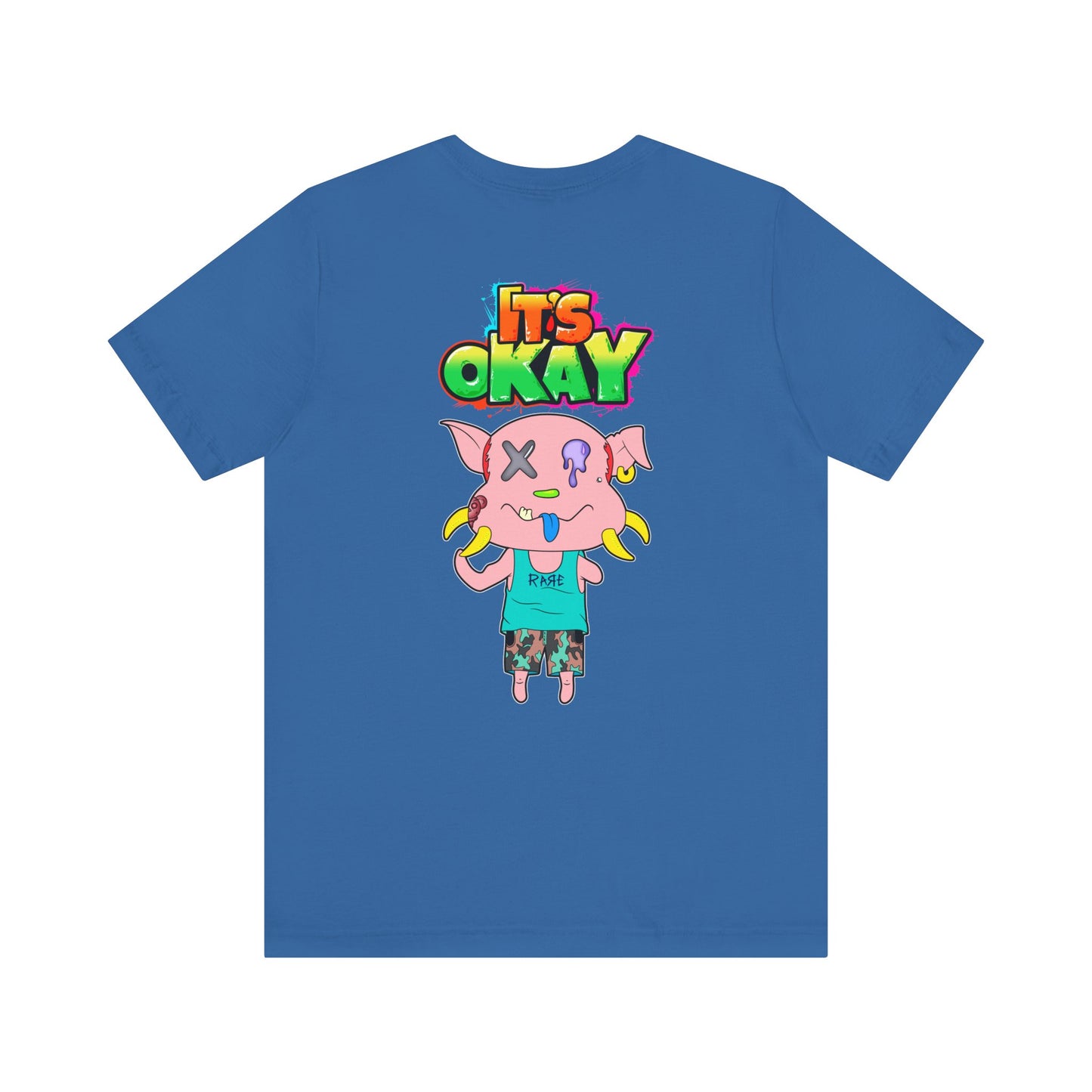 T-shirt with Koshi Bear Logo and Peasy from the It's Okay Collection