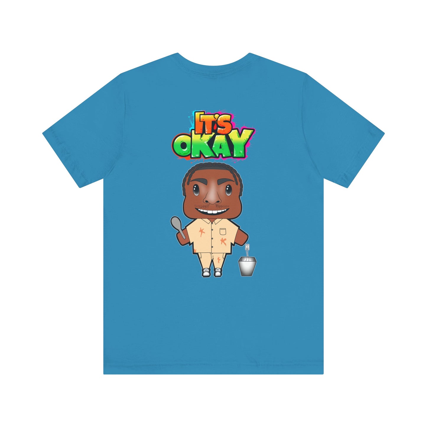 T-shirt with Koshi Bear Logo and Casel from the It's Okay Collection