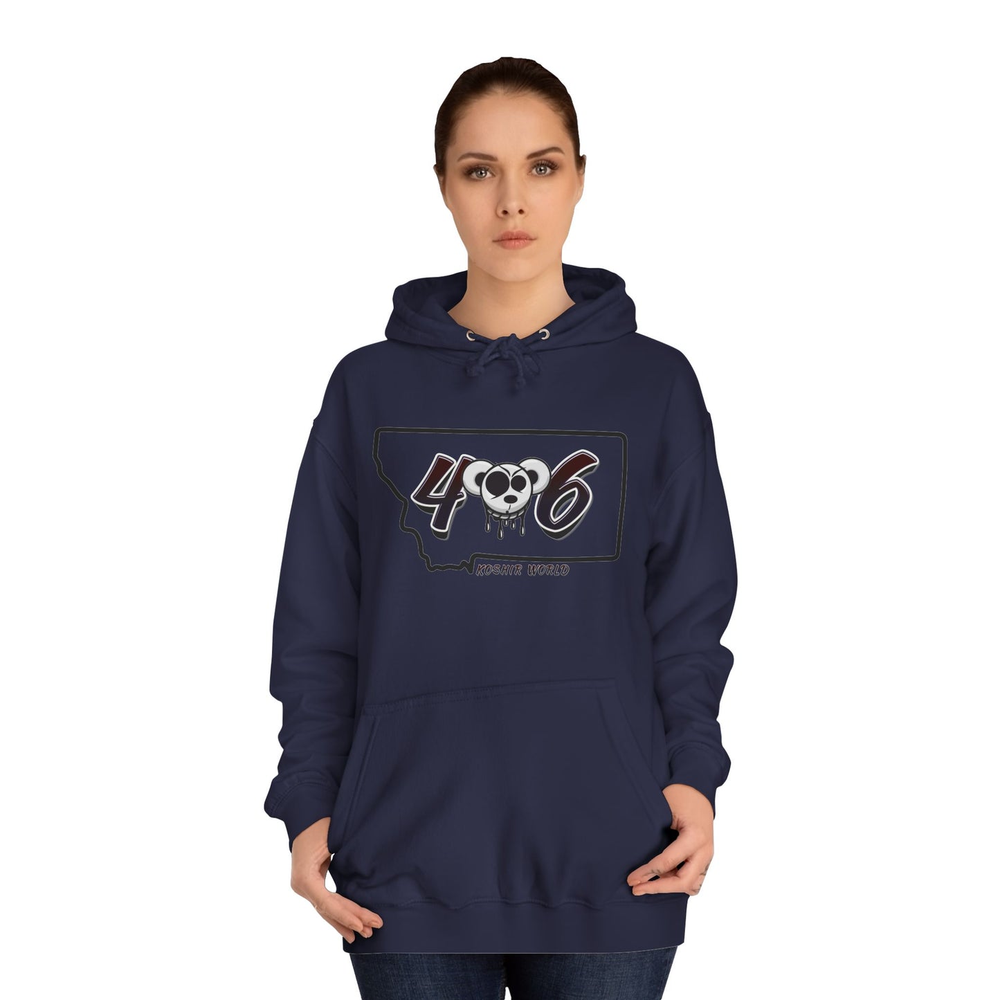 Koshir World MT 406 Hoodie with Koshi Bear Logo