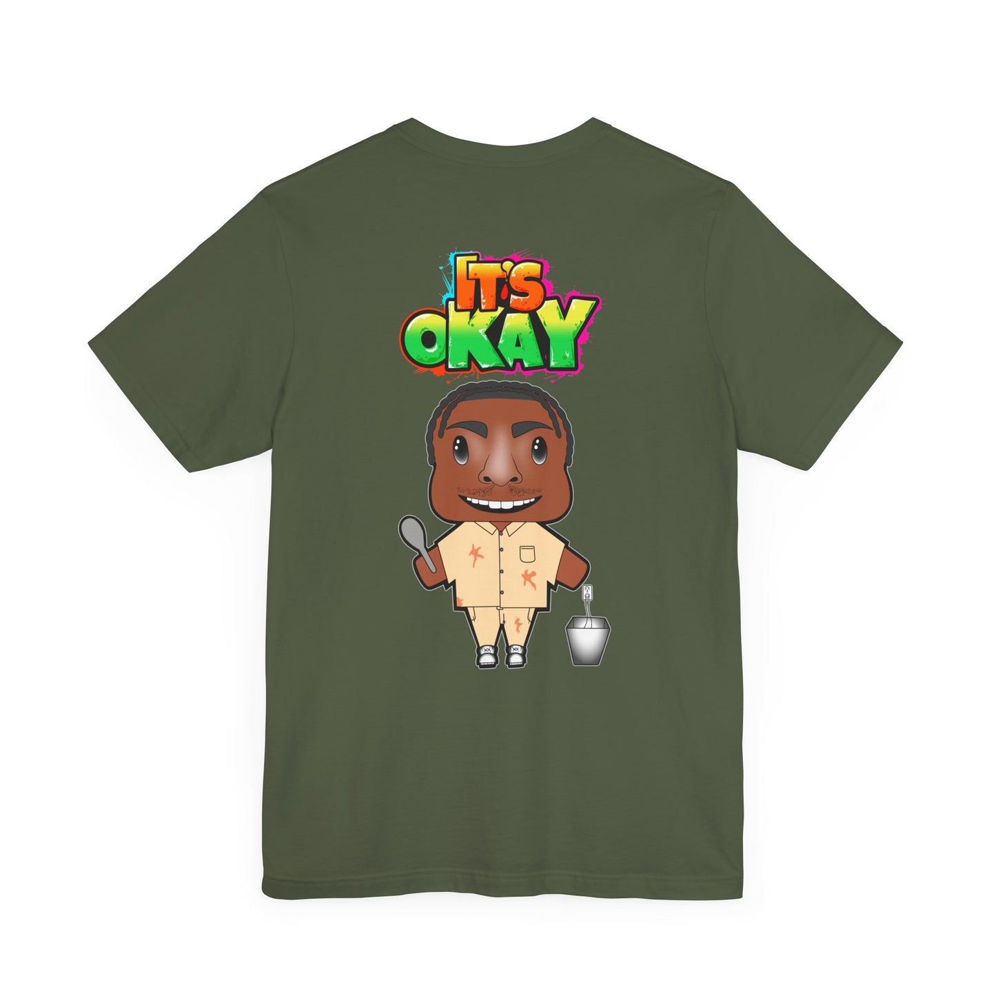 T-shirt with Koshi Bear Logo and Casel from the It's Okay Collection