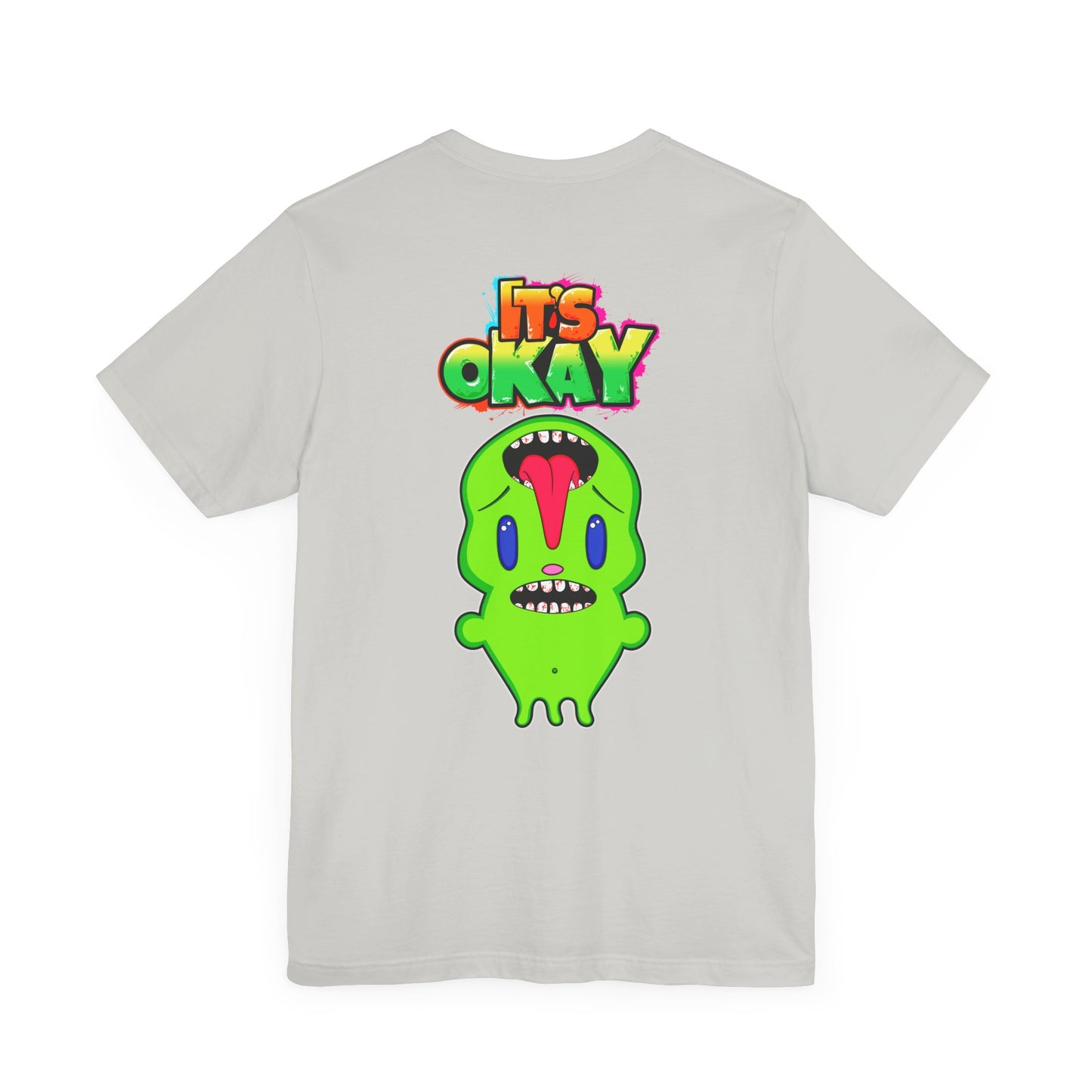 T-shirt with Koshi Bear Logo and  Phutie from the It's Okay Collection