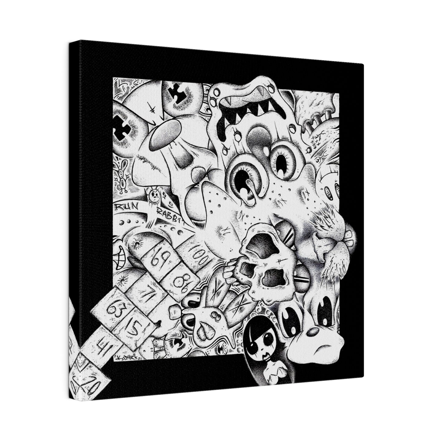 Koshir World B&W Canvas