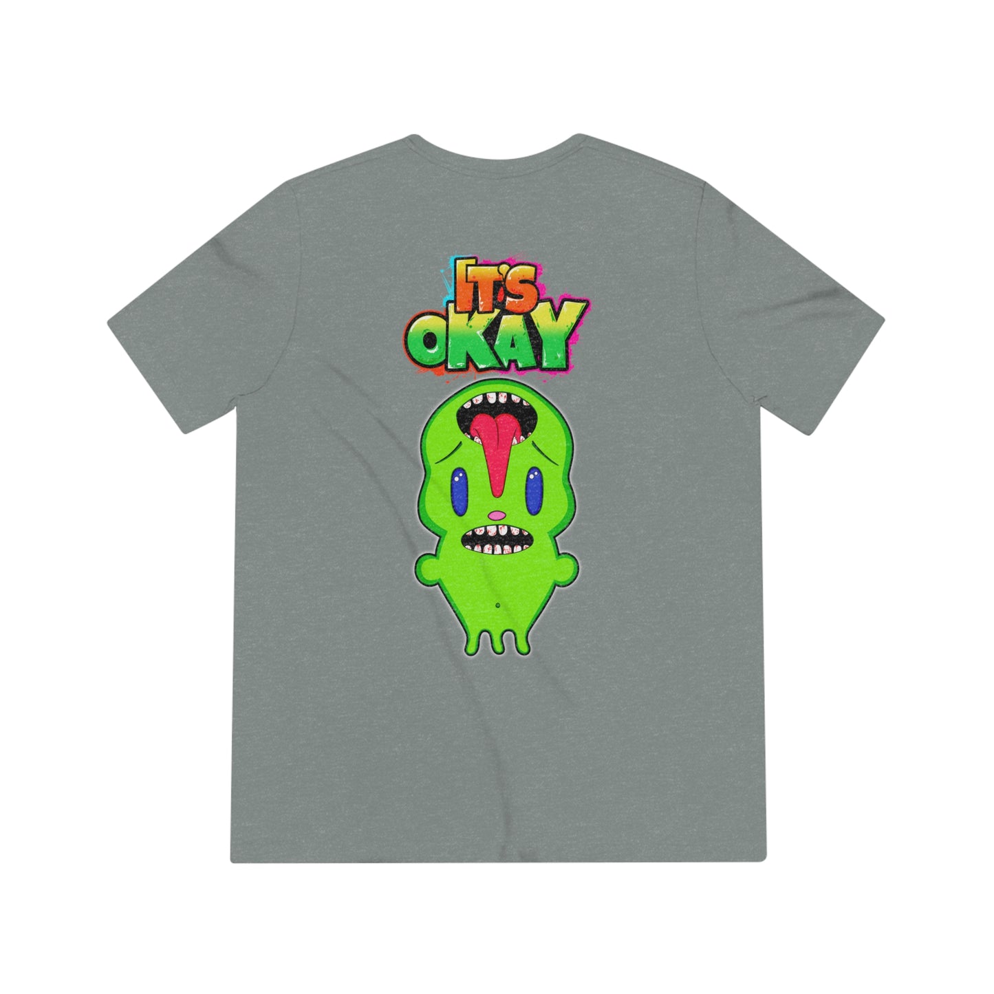 It's Okay Unisex Triblend Tee with Phutie