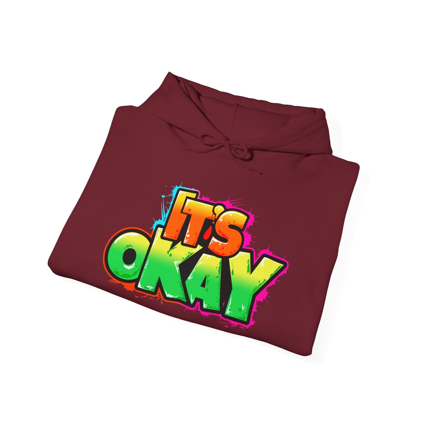 Graffiti It's Okay Unisex Hoodie Sweatshirt with Krishade