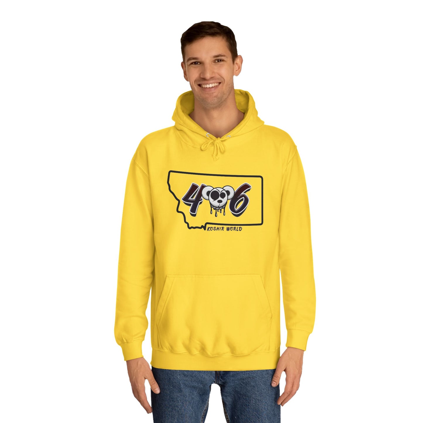 Koshir World MT 406 Hoodie with Koshi Bear Logo