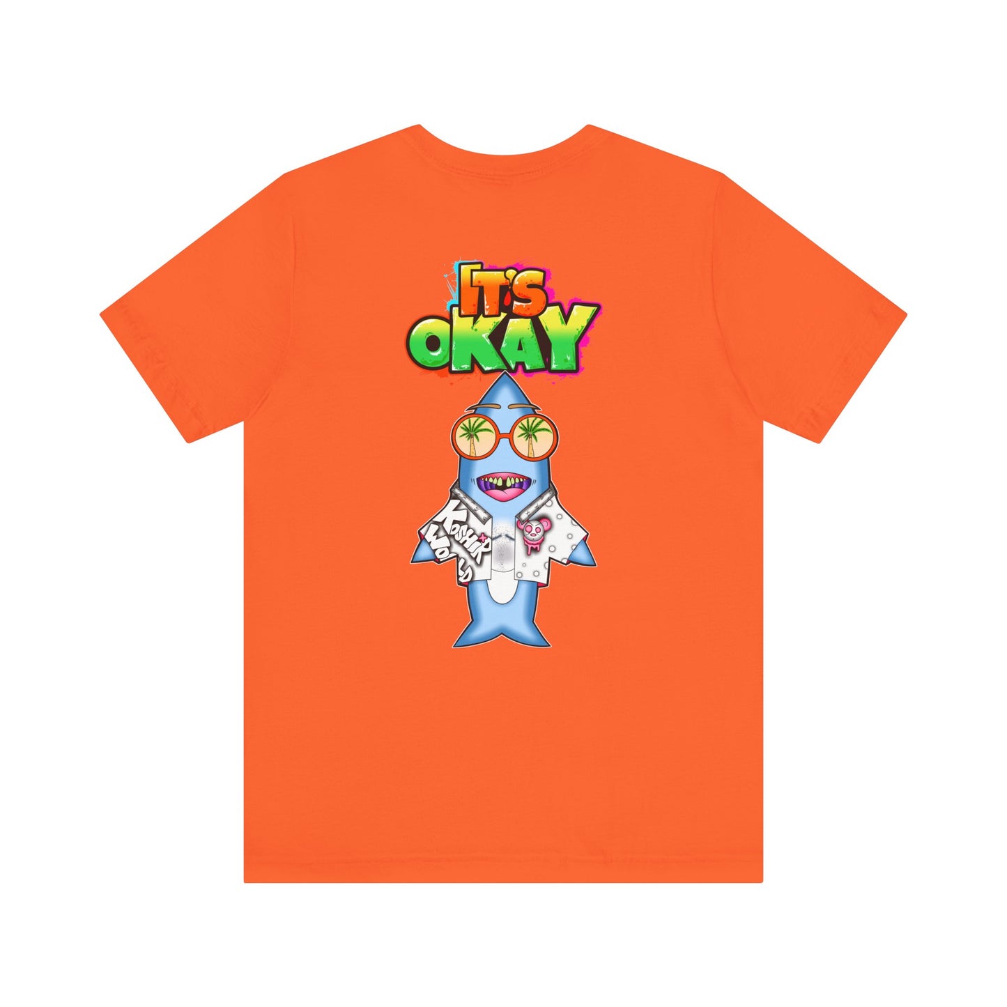 T-shirt with Koshi Bear Logo and Jawbo from the It's Okay Collection