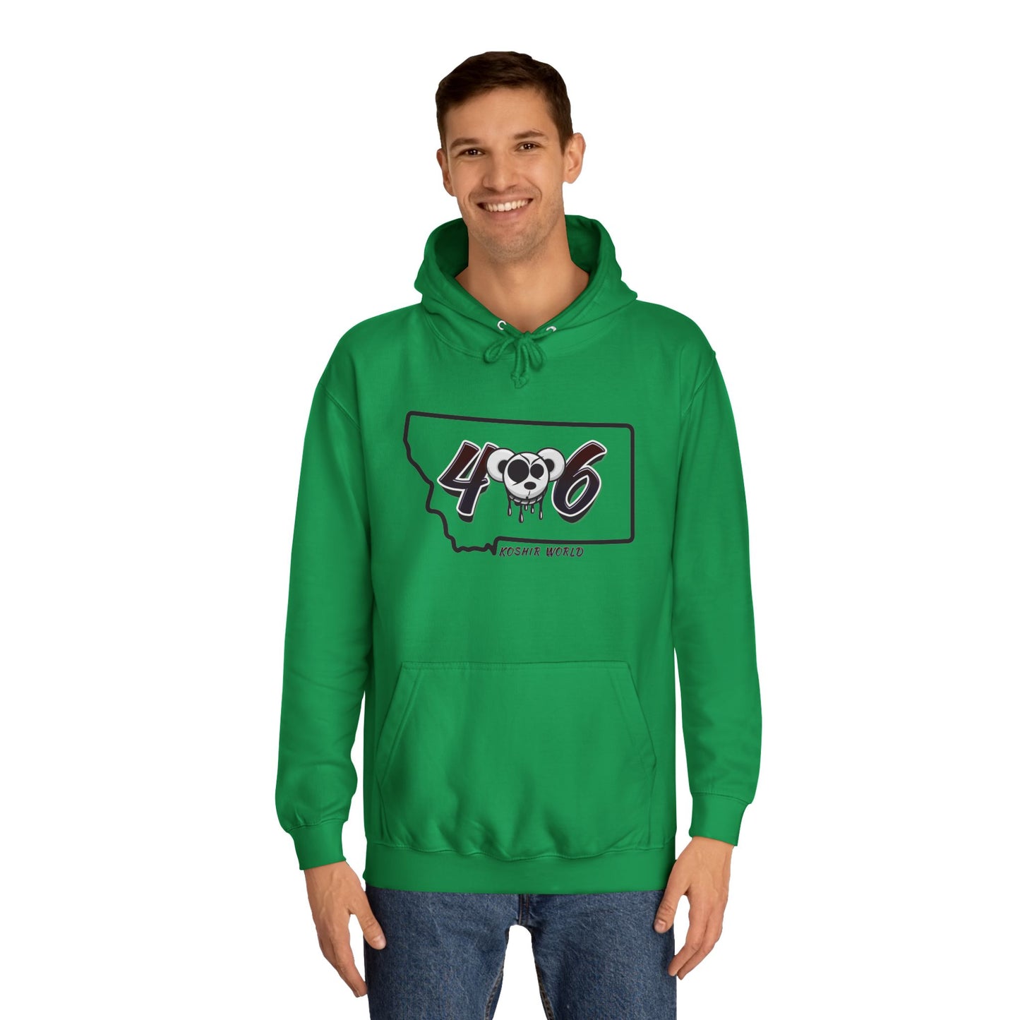 Koshir World MT 406 Hoodie with Koshi Bear Logo