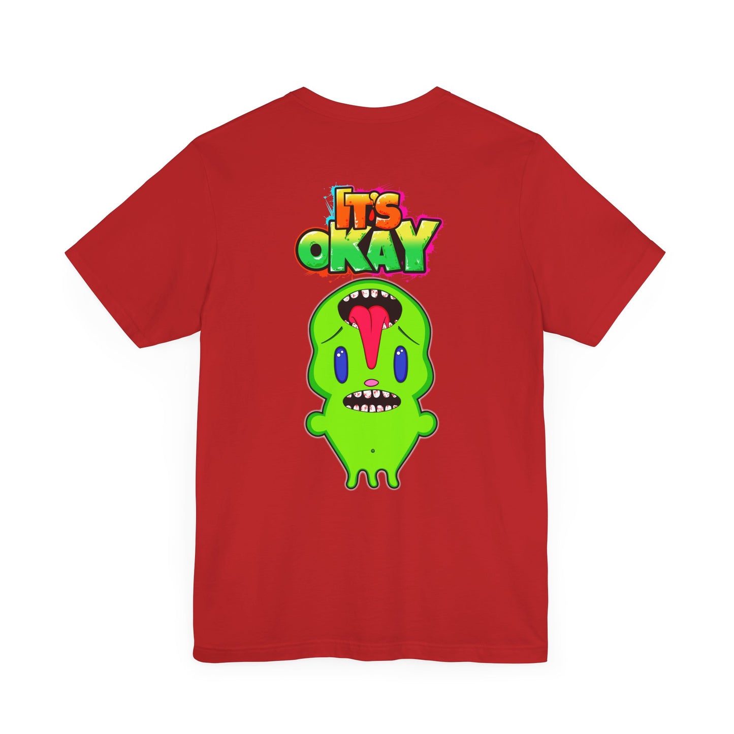 T-shirt with Koshi Bear Logo and  Phutie from the It's Okay Collection