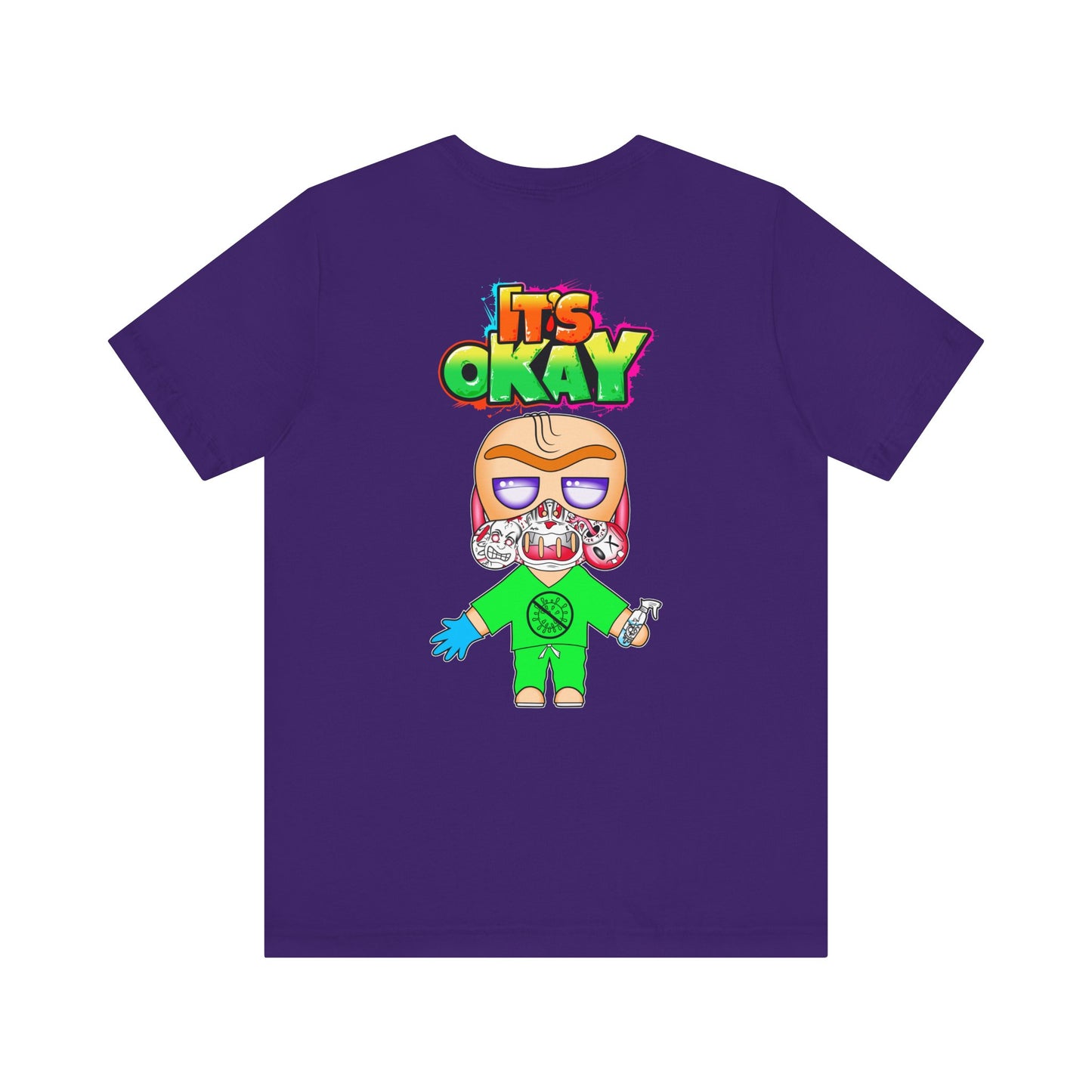 T-shirt with Koshi Bear Logo and Mr. Rucci  from the It's Okay Collection