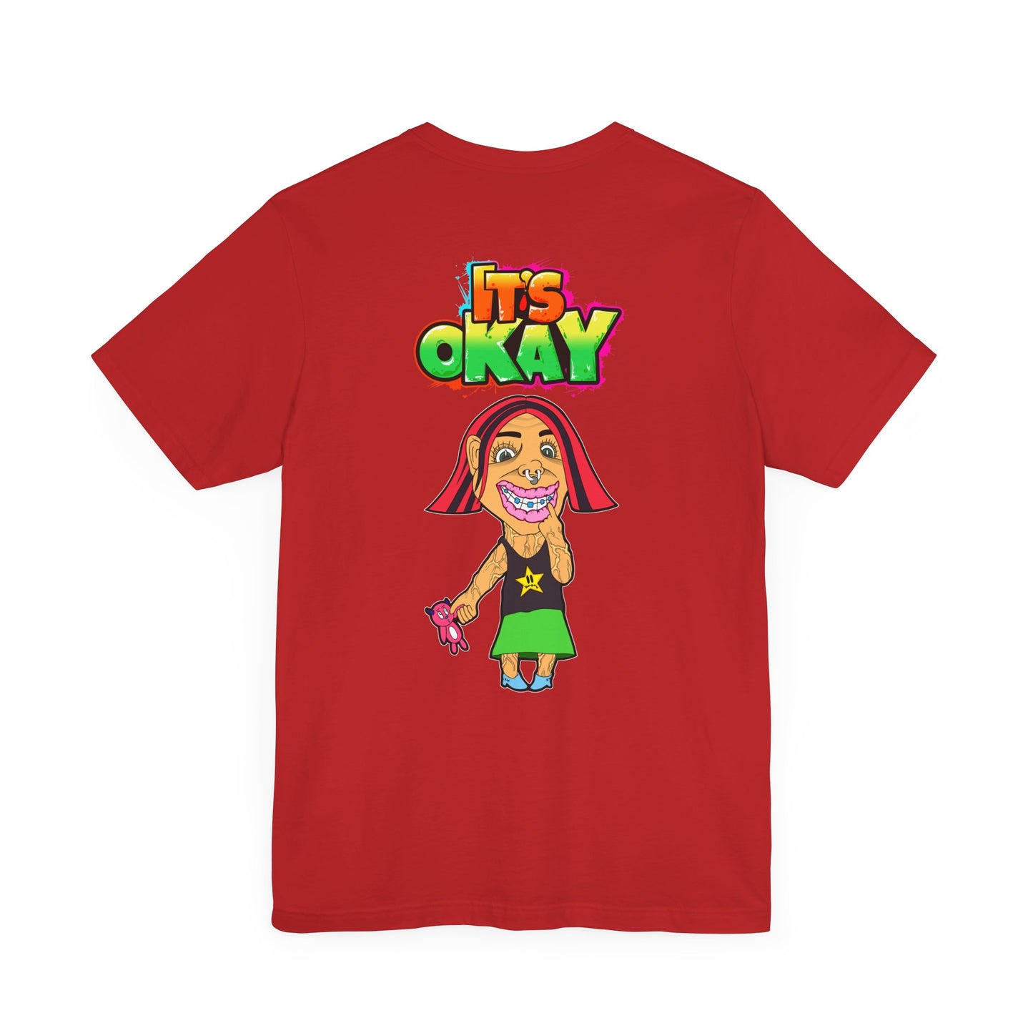 T-shirt with Koshi Bear Logo and Andy from the It's Okay Collection