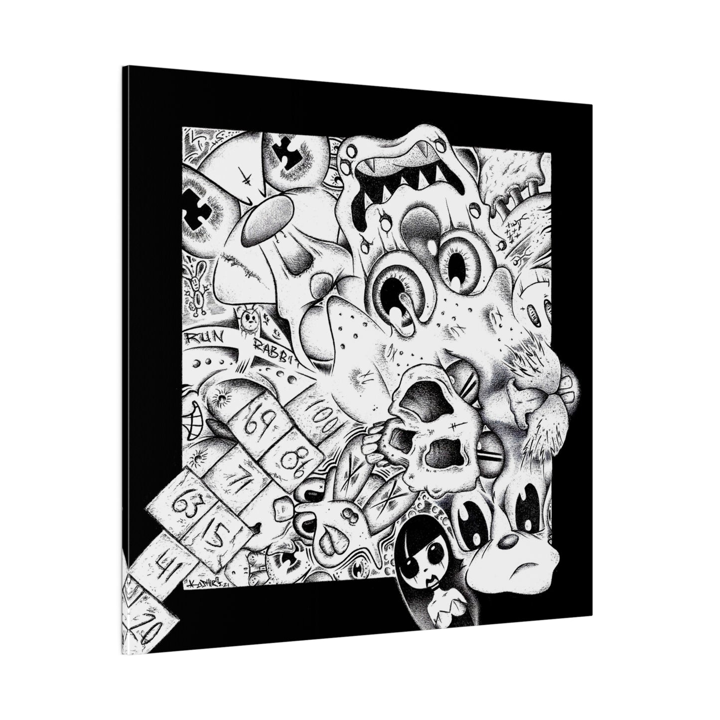 Koshir World B&W Canvas