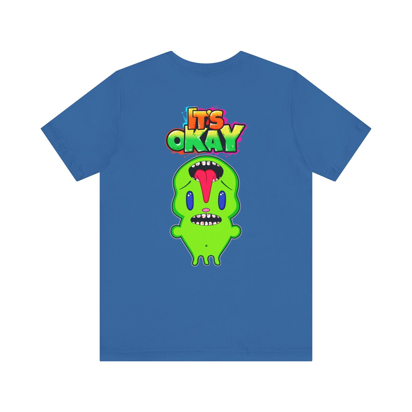 T-shirt with Koshi Bear Logo and  Phutie from the It's Okay Collection