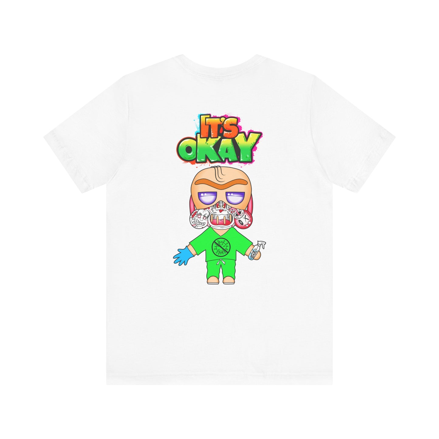 T-shirt with Koshi Bear Logo and Mr. Rucci  from the It's Okay Collection