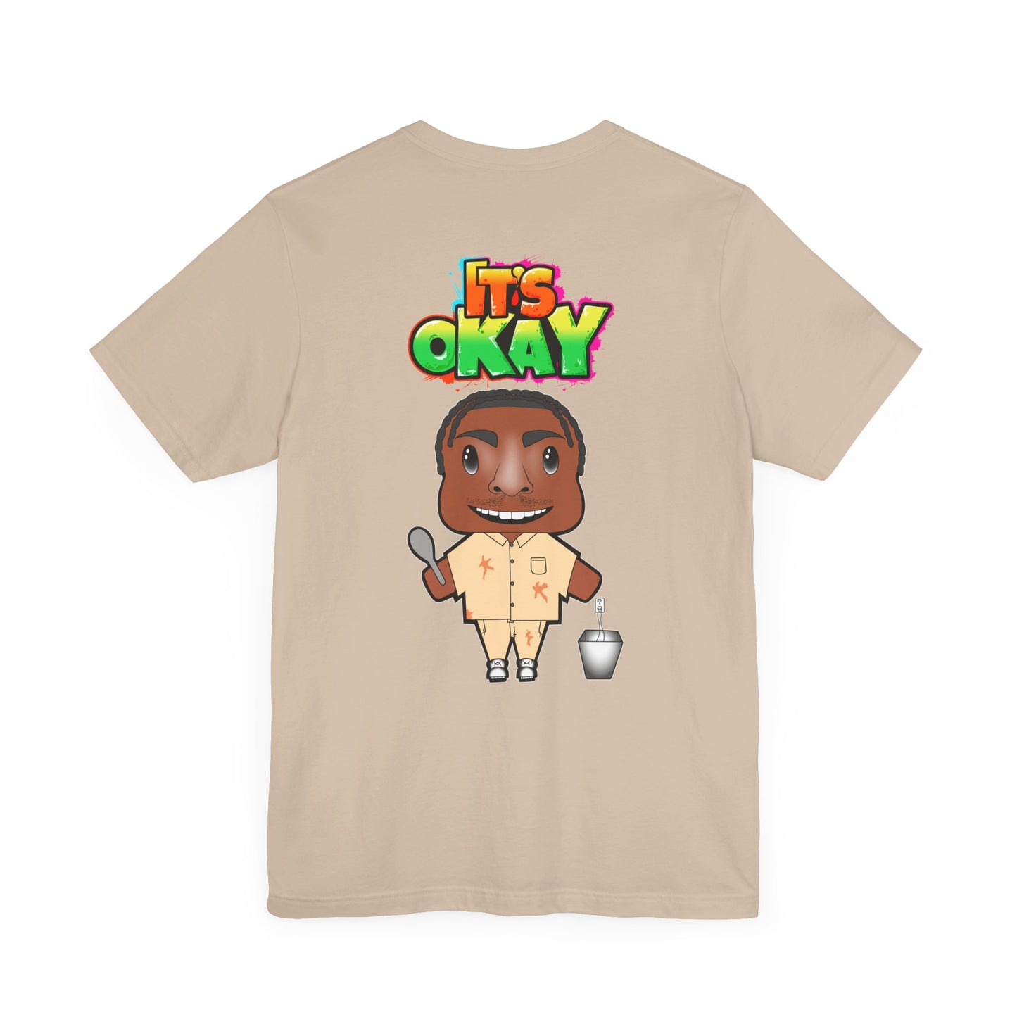 T-shirt with Koshi Bear Logo and Casel from the It's Okay Collection