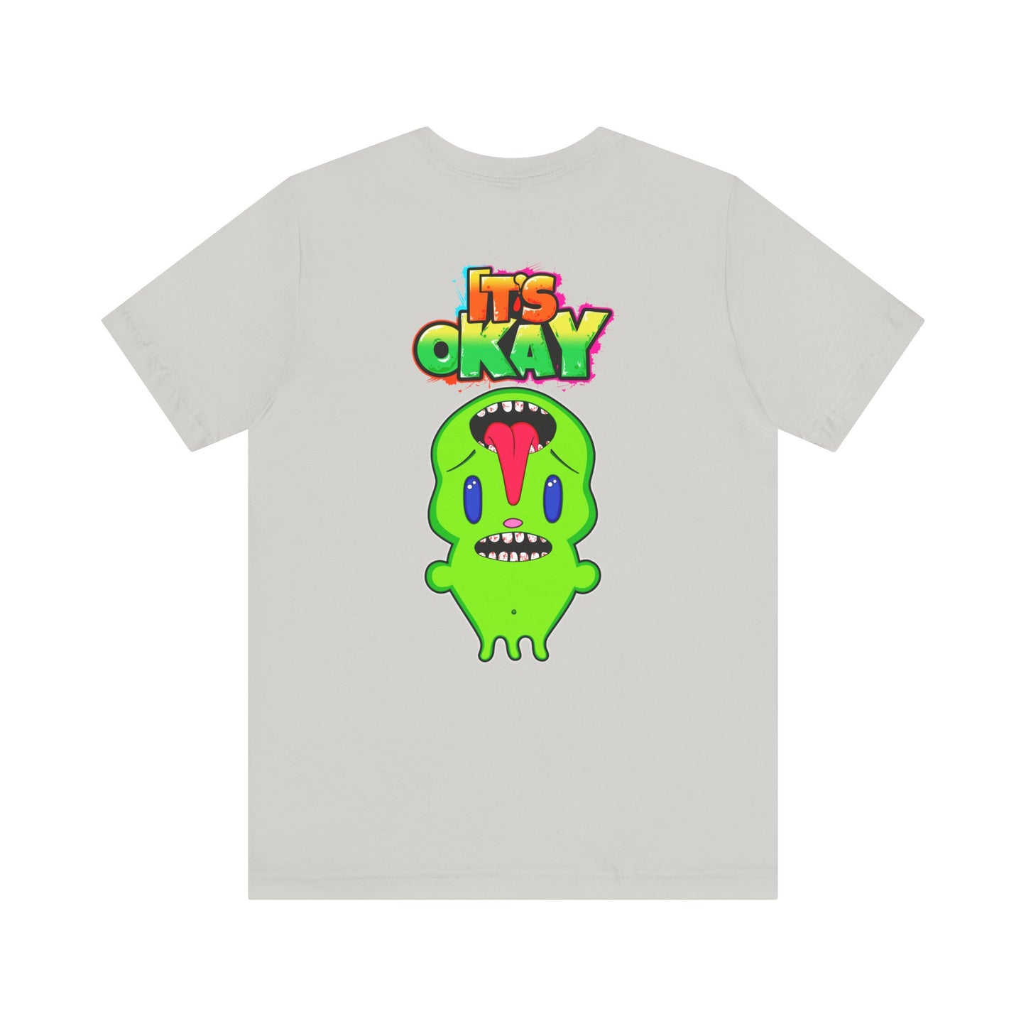 T-shirt with Koshi Bear Logo and  Phutie from the It's Okay Collection