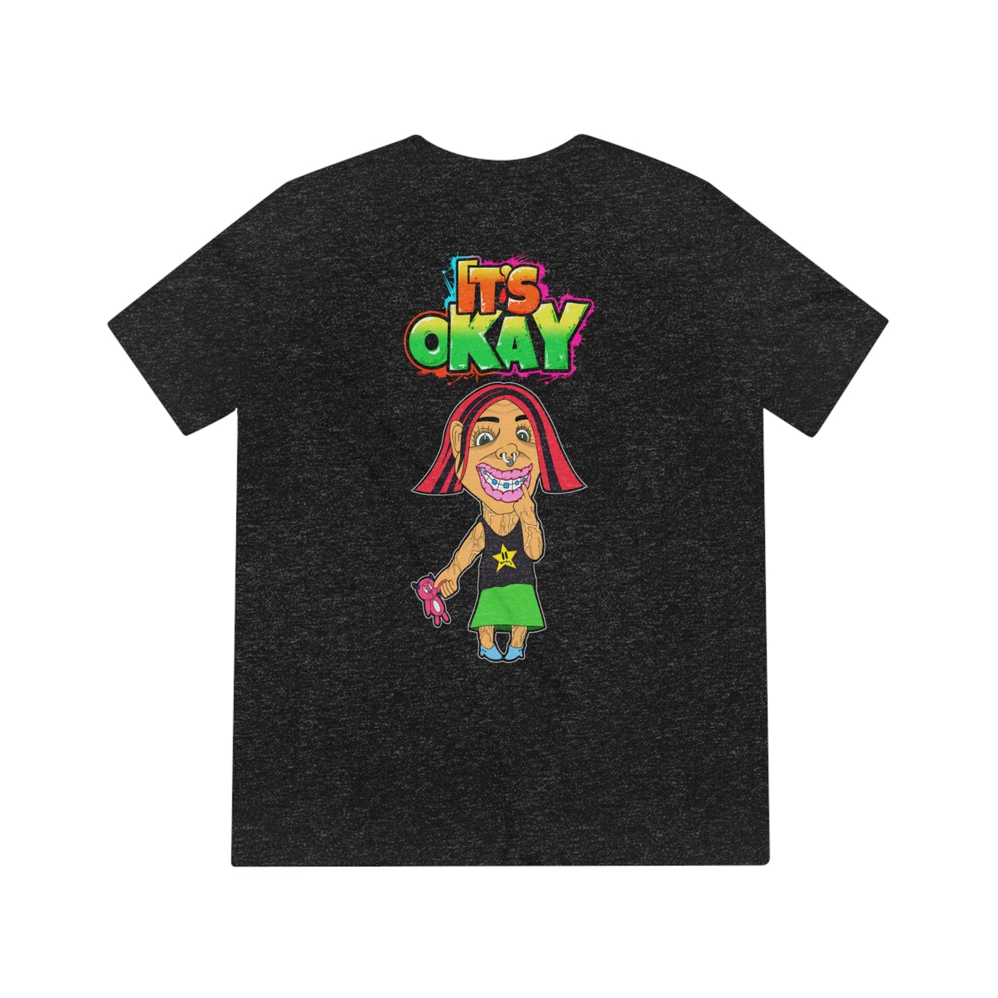 It's Okay Unisex Triblend Tee with Andy