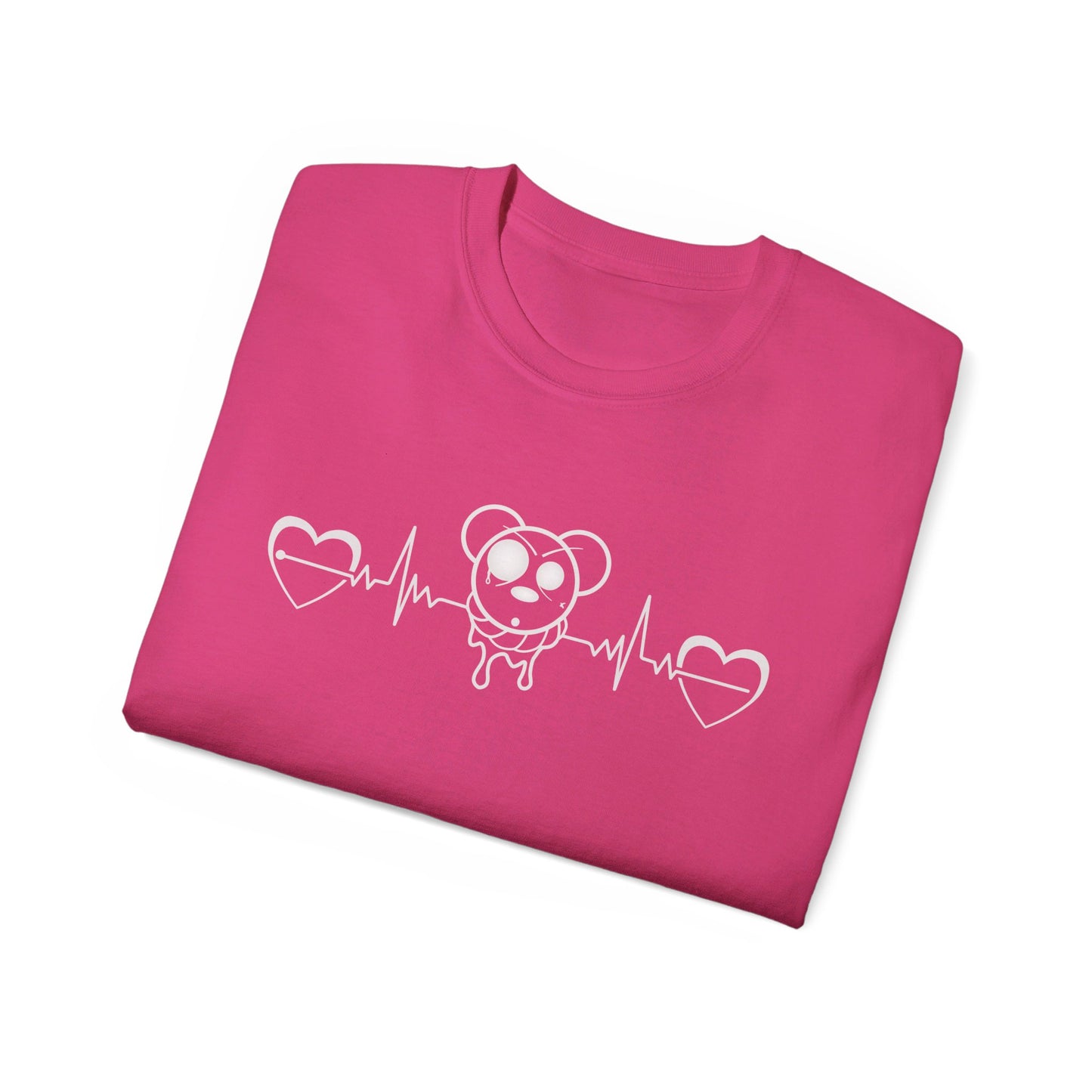 Heart EKG Ultra Cotton Tee