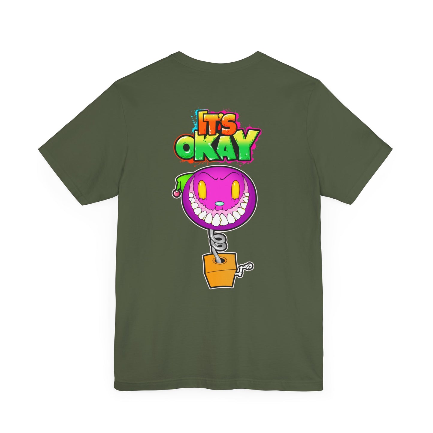 T-shirt with Koshi Bear Logo and Jack from the It's Okay Collection