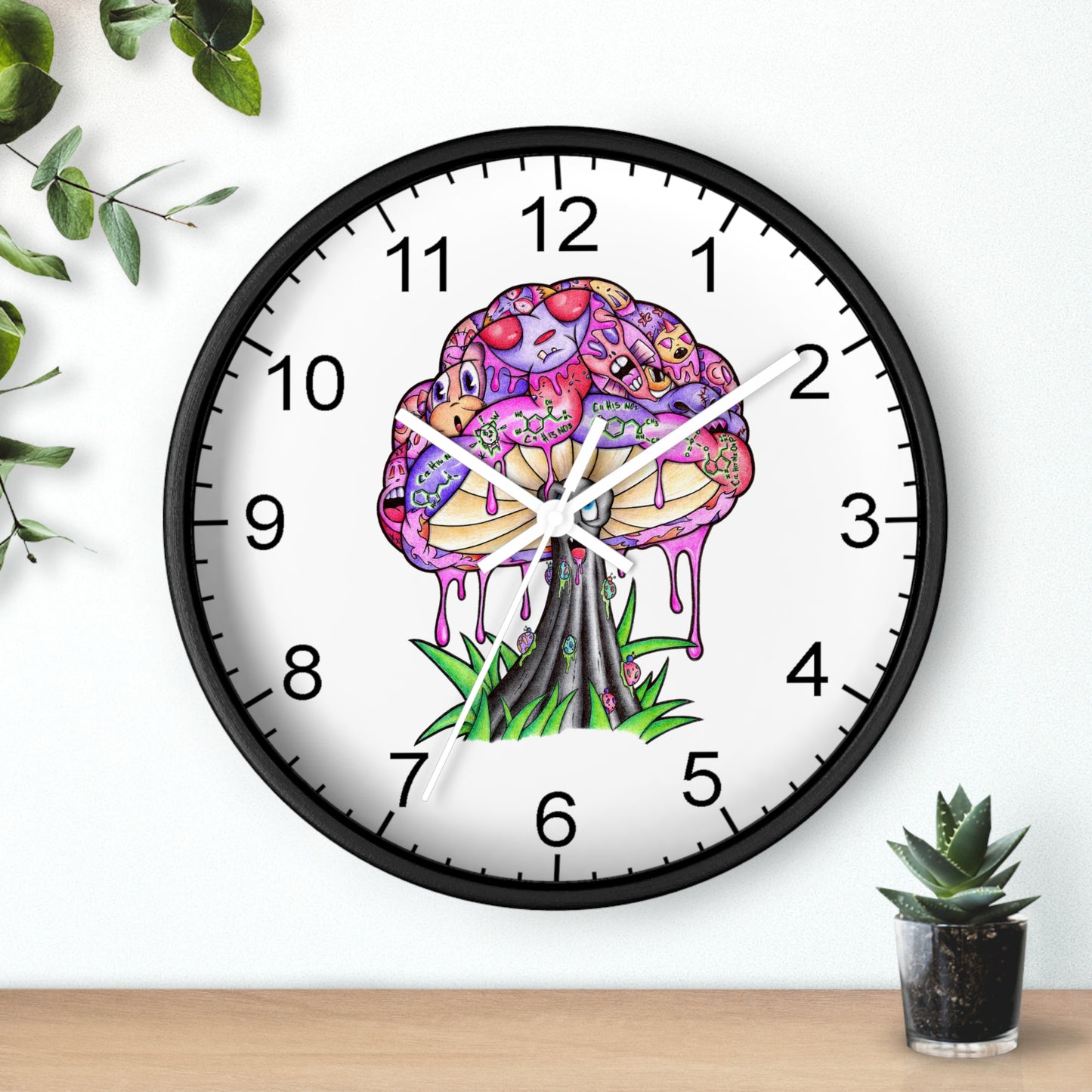 Shroom Wall Clock