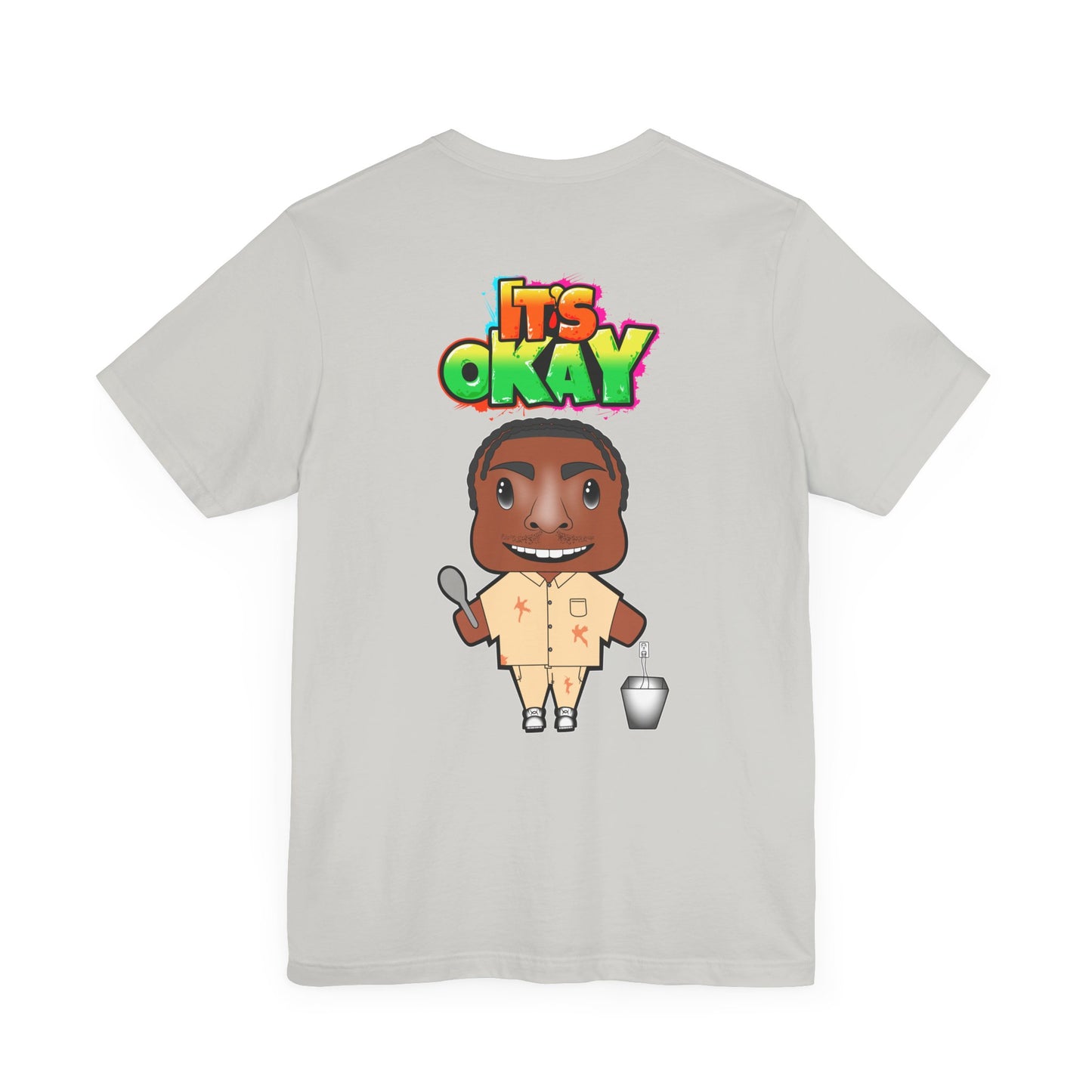 T-shirt with Koshi Bear Logo and Casel from the It's Okay Collection