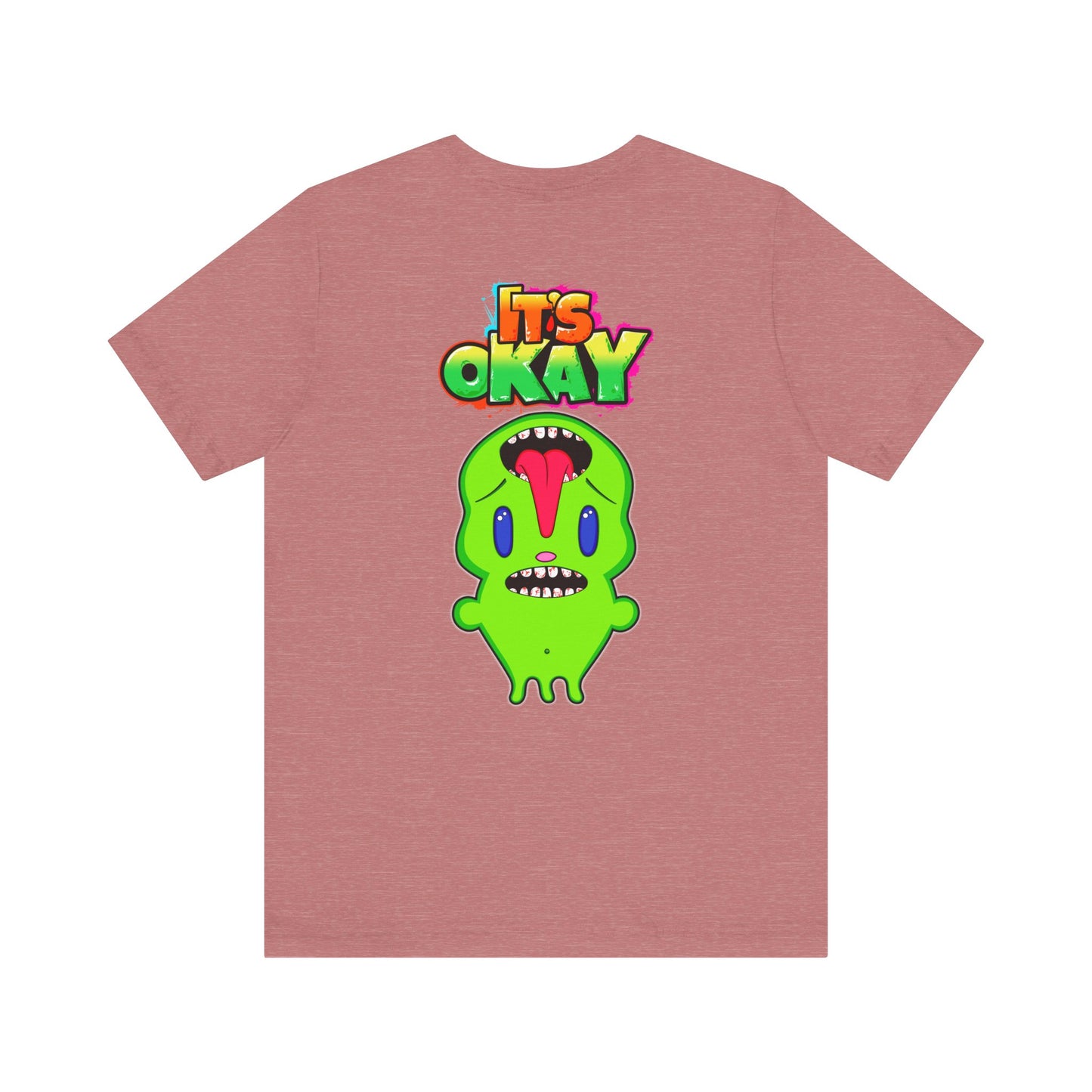 T-shirt with Koshi Bear Logo and  Phutie from the It's Okay Collection