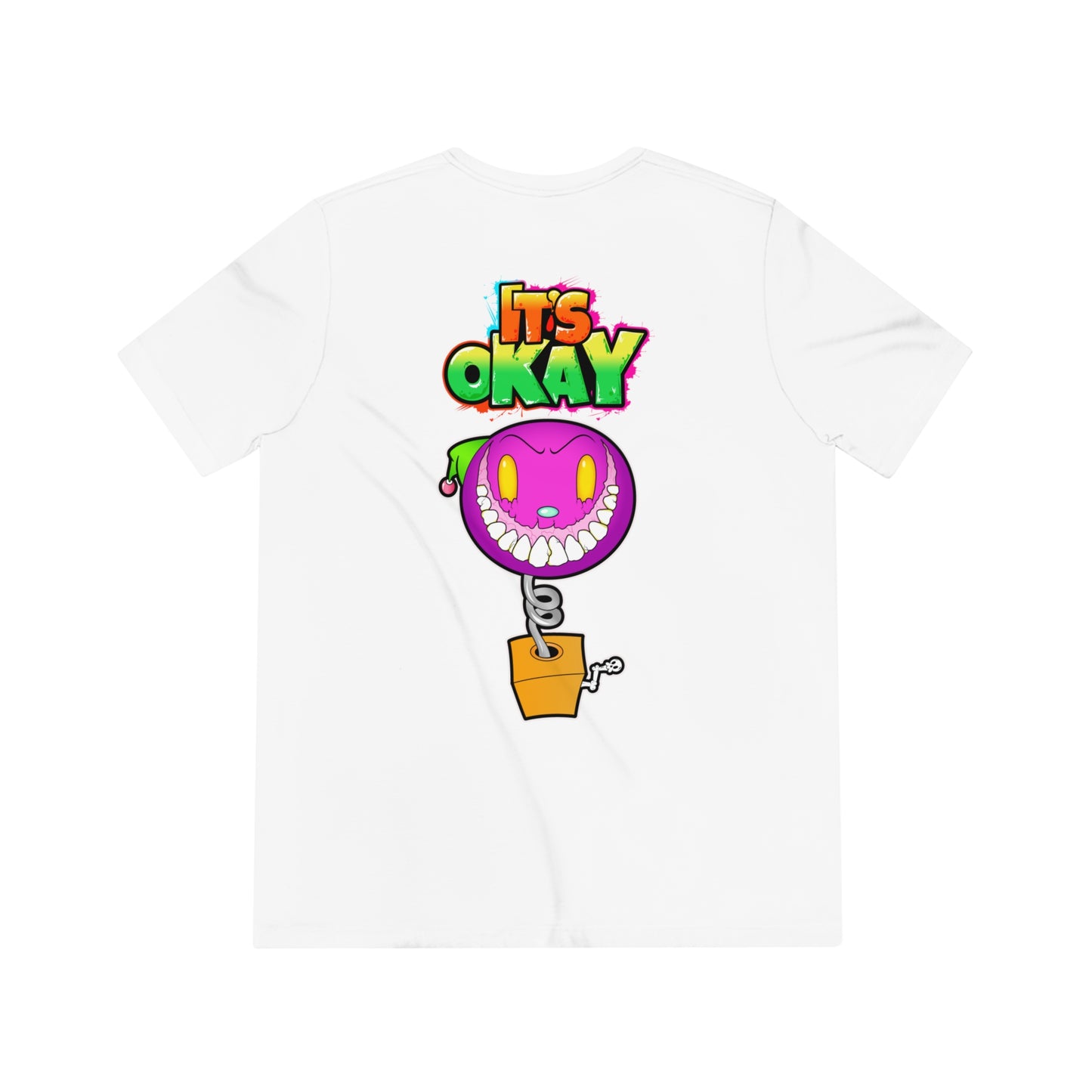 It's Okay Unisex Triblend Tee with Jack