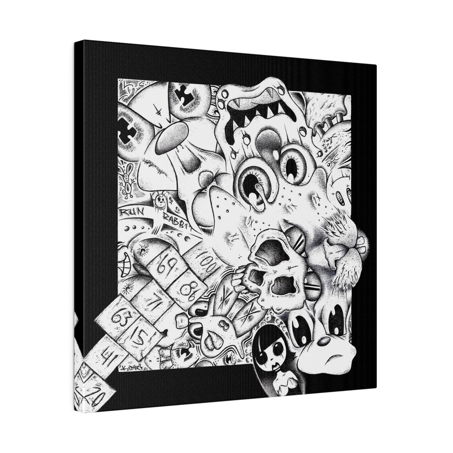 Koshir World B&W Canvas